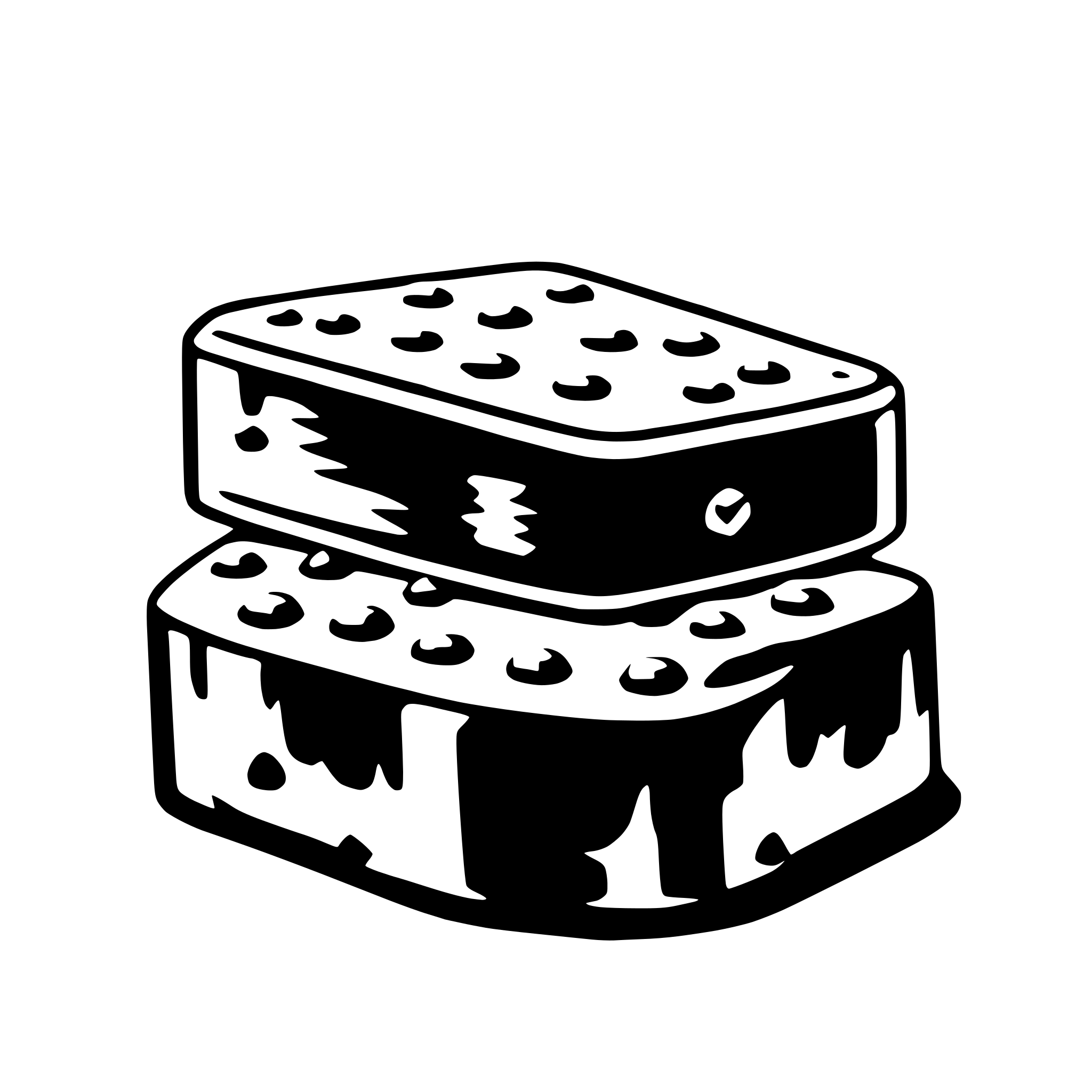 AI-generated SVG of a toffee