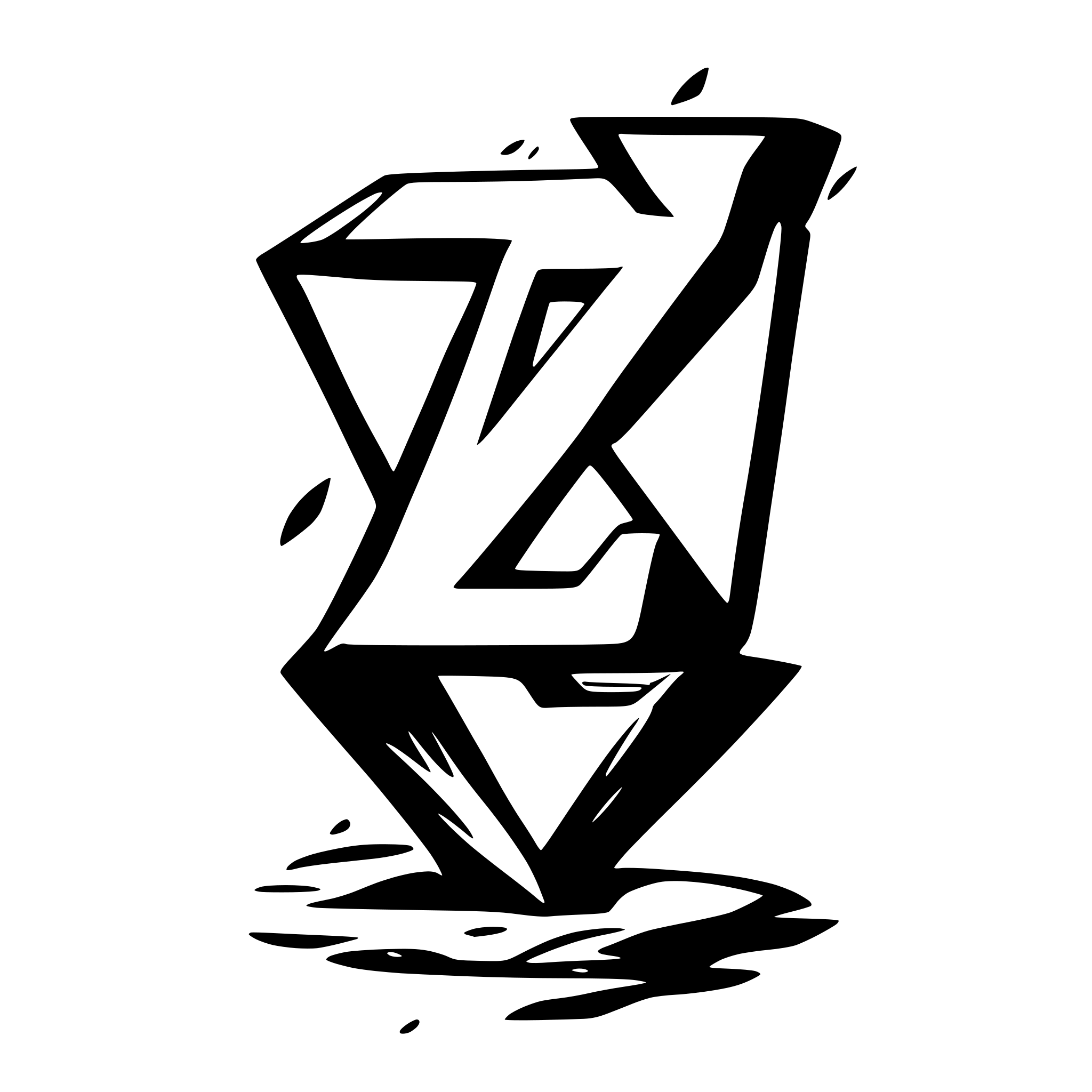 AI-generated SVG of a logo with the letters z and V in orange and blue