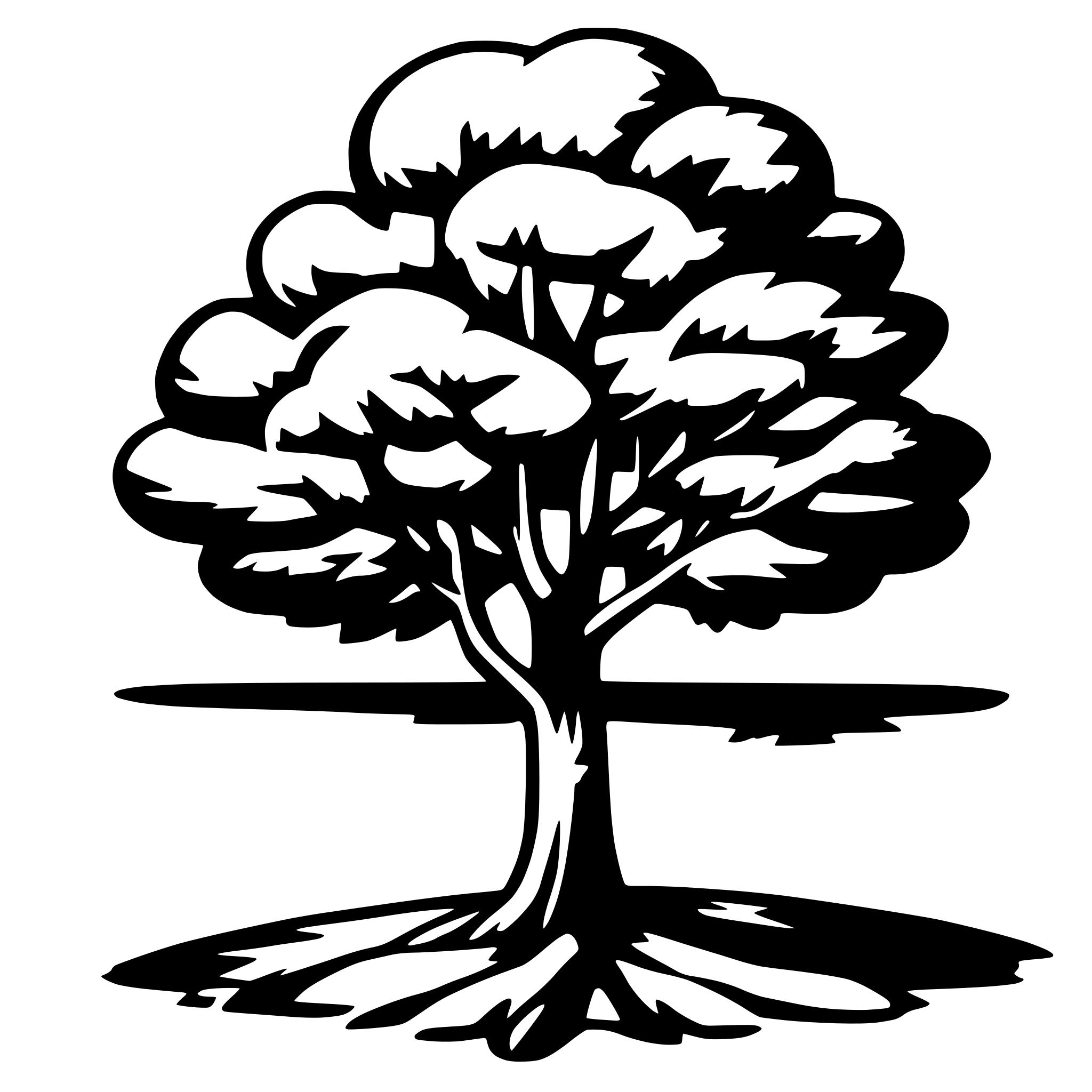AI-generated SVG of a tree