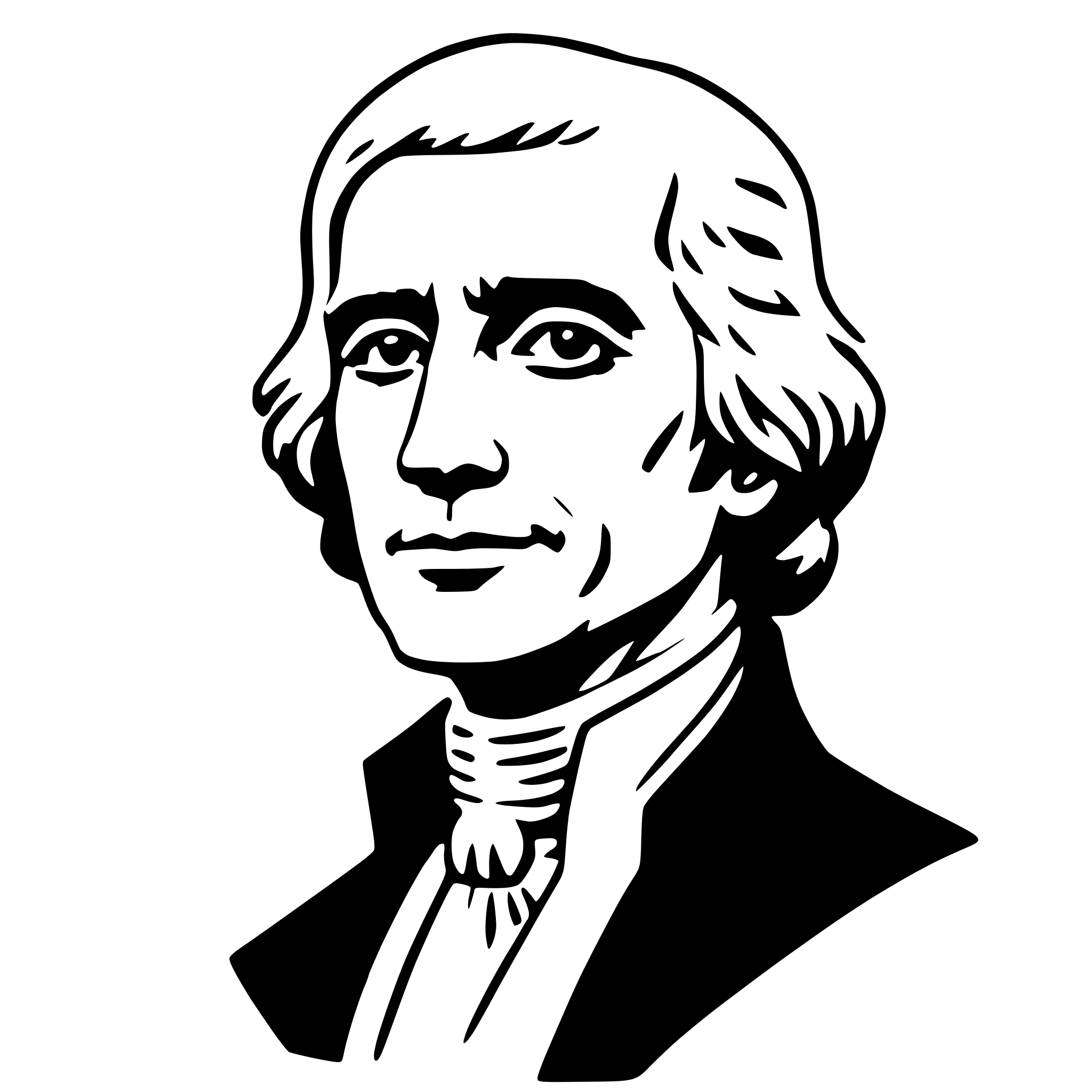 AI-generated SVG of 'thomas jefferson'