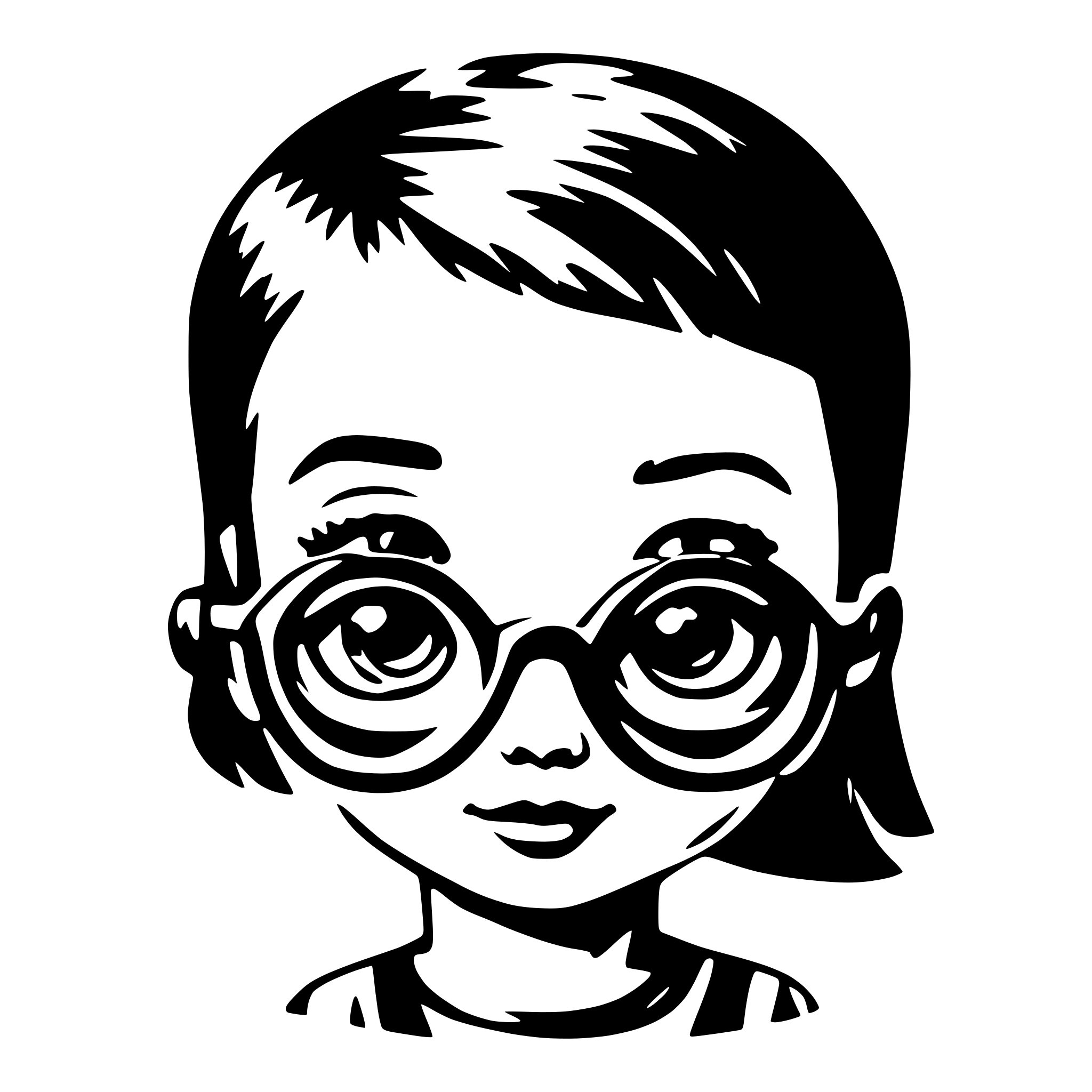AI-generated SVG of 'protect eyes for children'