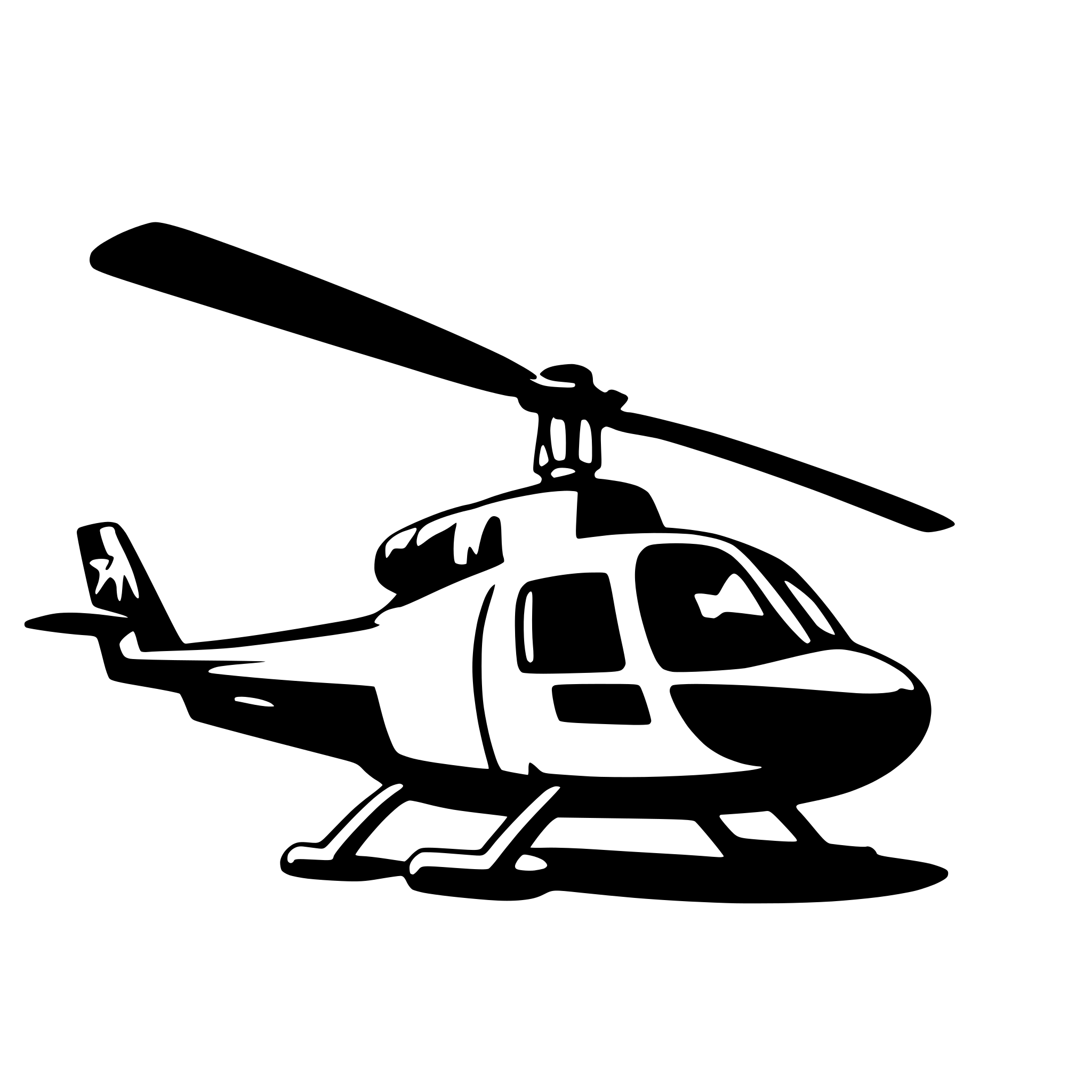 AI-generated SVG of a helicopter
