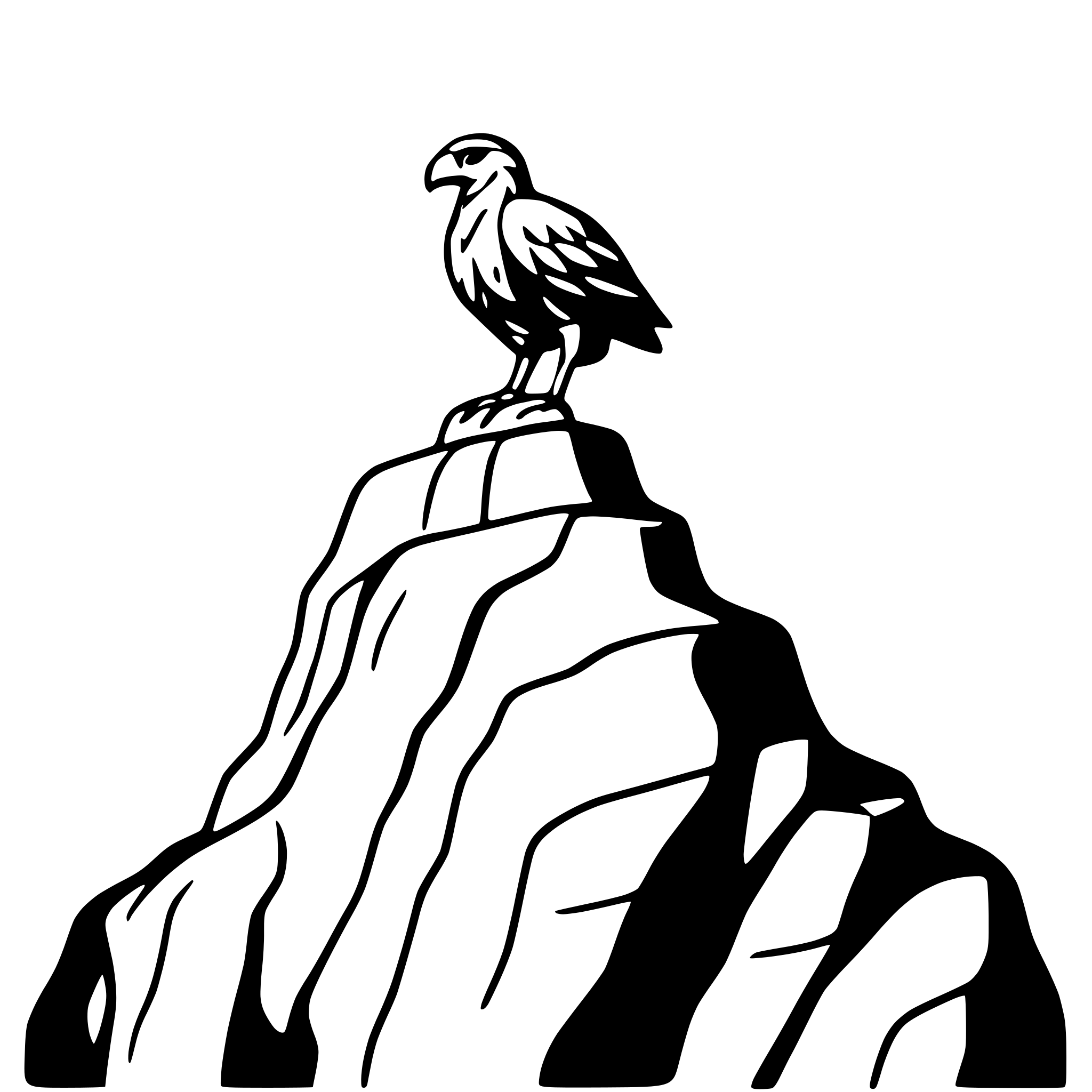 AI-generated SVG of 'eagle nest on cliff'
