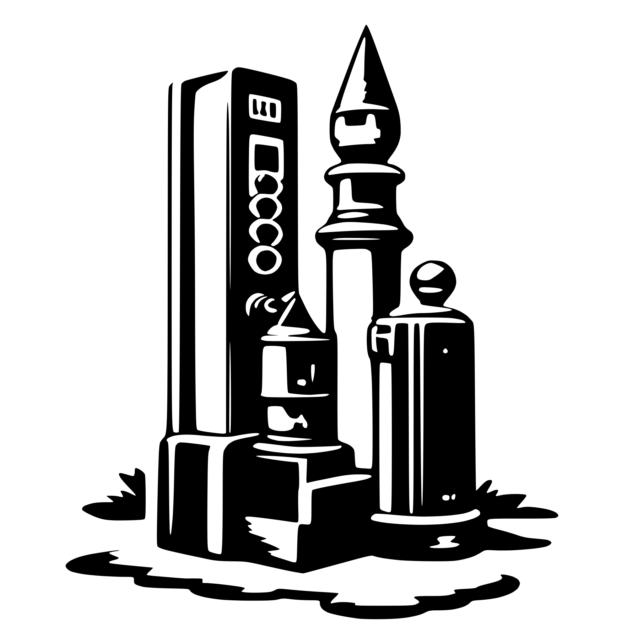 AI-generated SVG of a Old school
