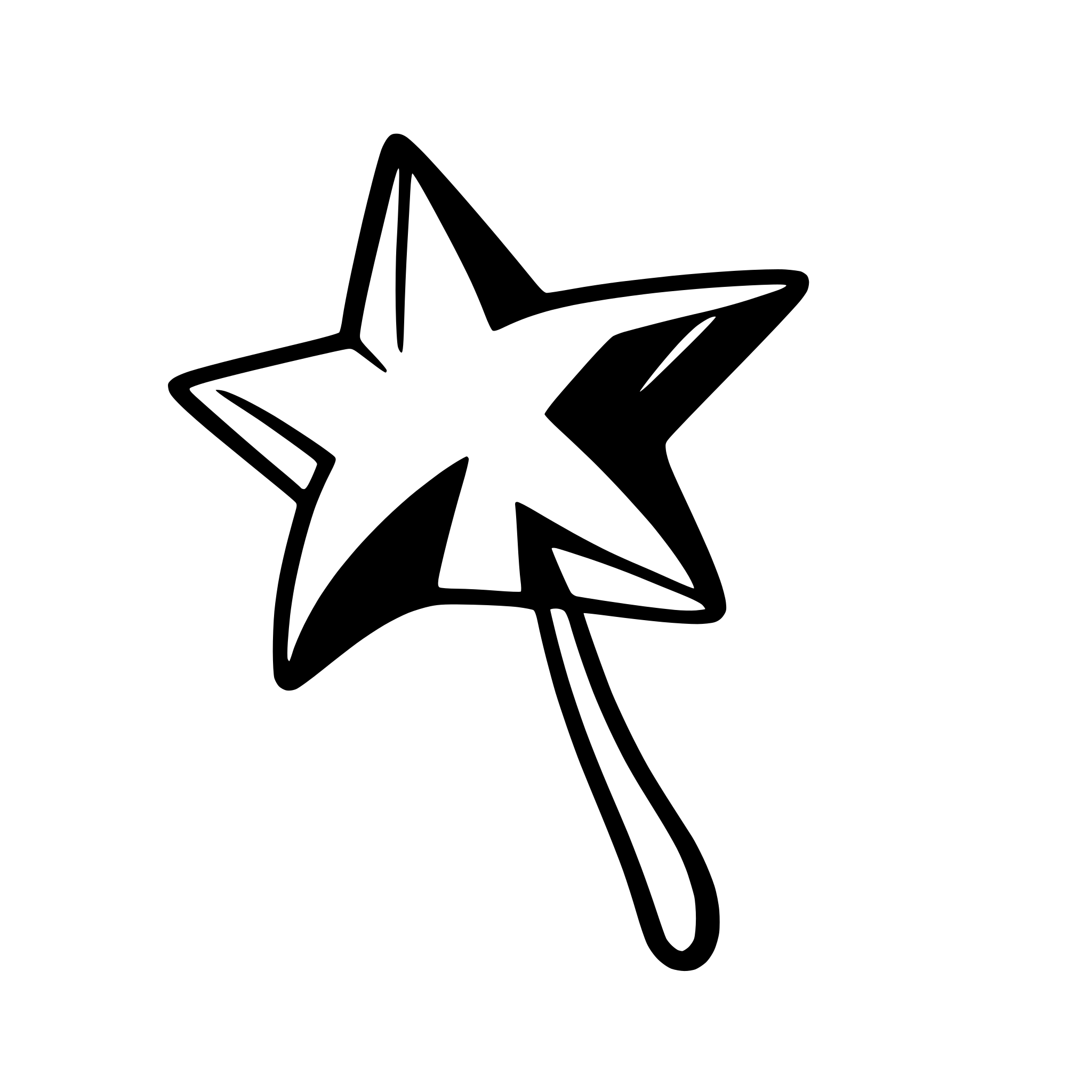 AI-generated SVG of a Star tail