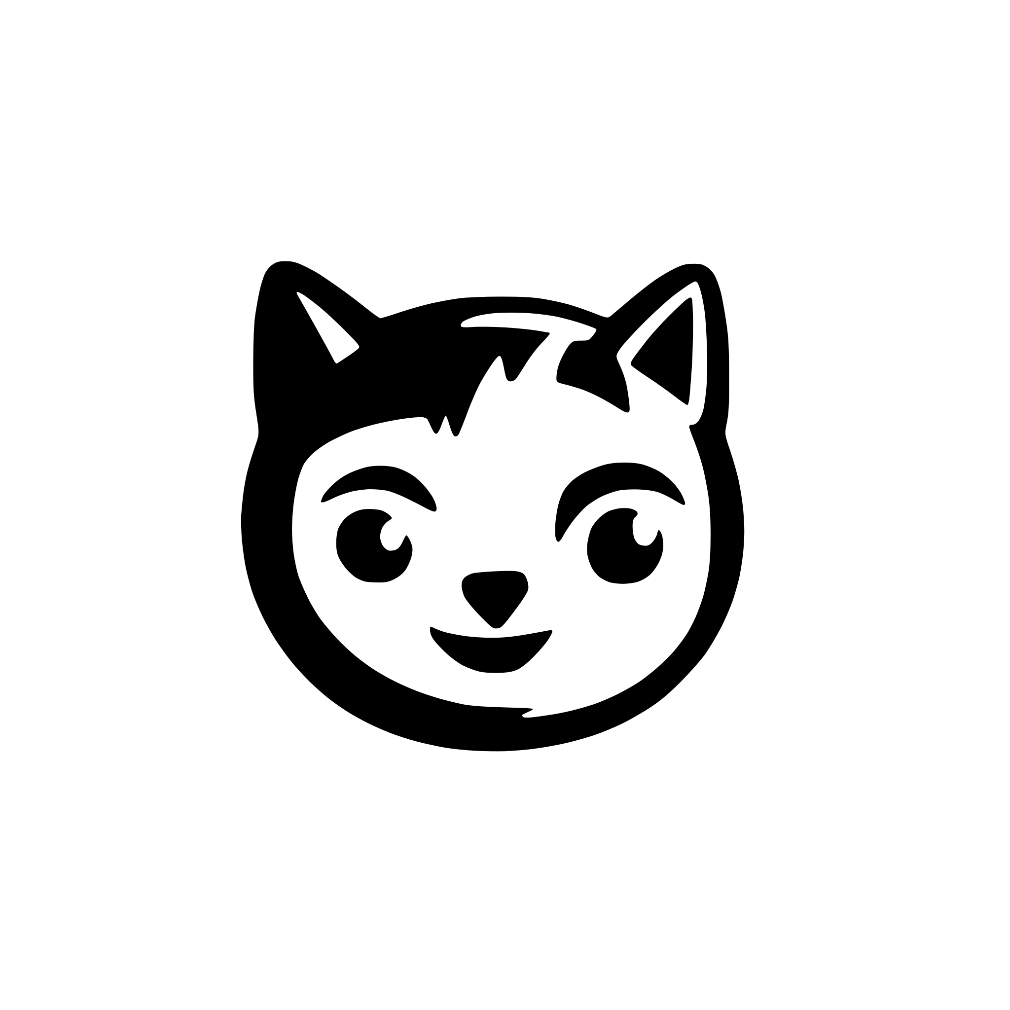 AI-generated SVG of 'cat'