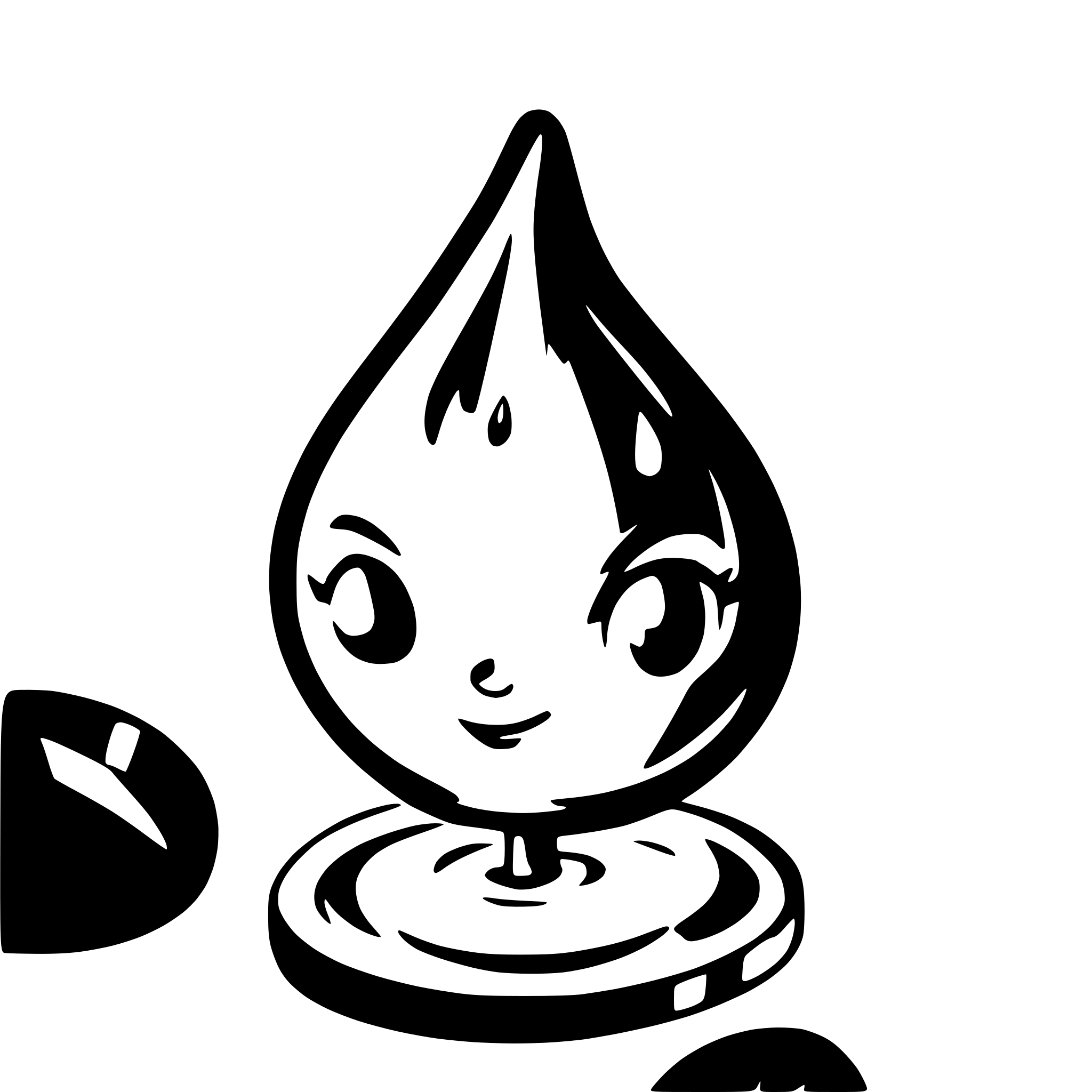 AI-generated SVG of a water drop