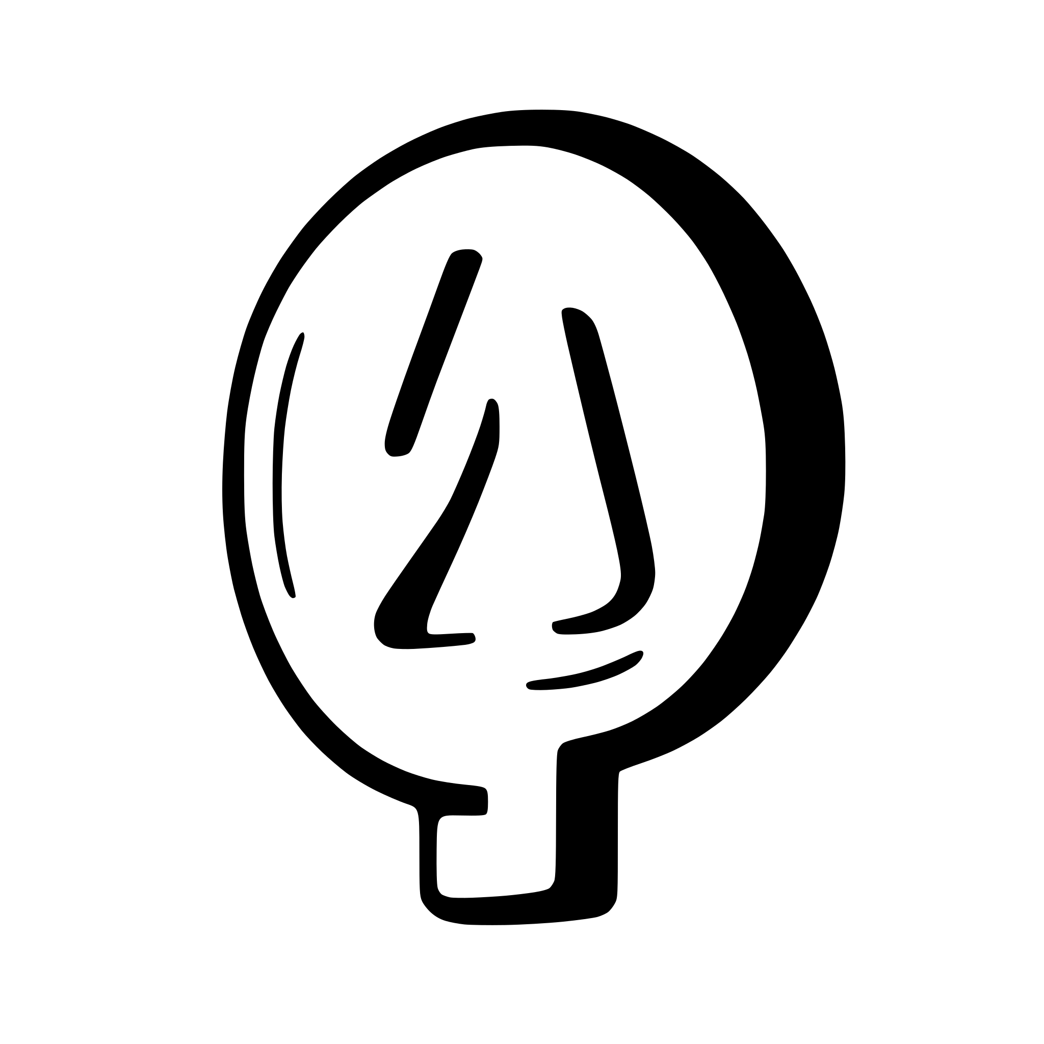 AI-generated SVG of a Letter A