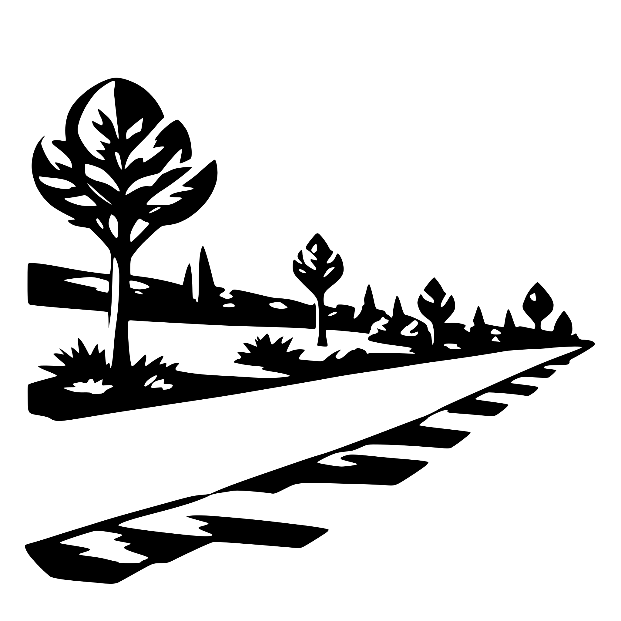 AI-generated SVG of a long horizontal