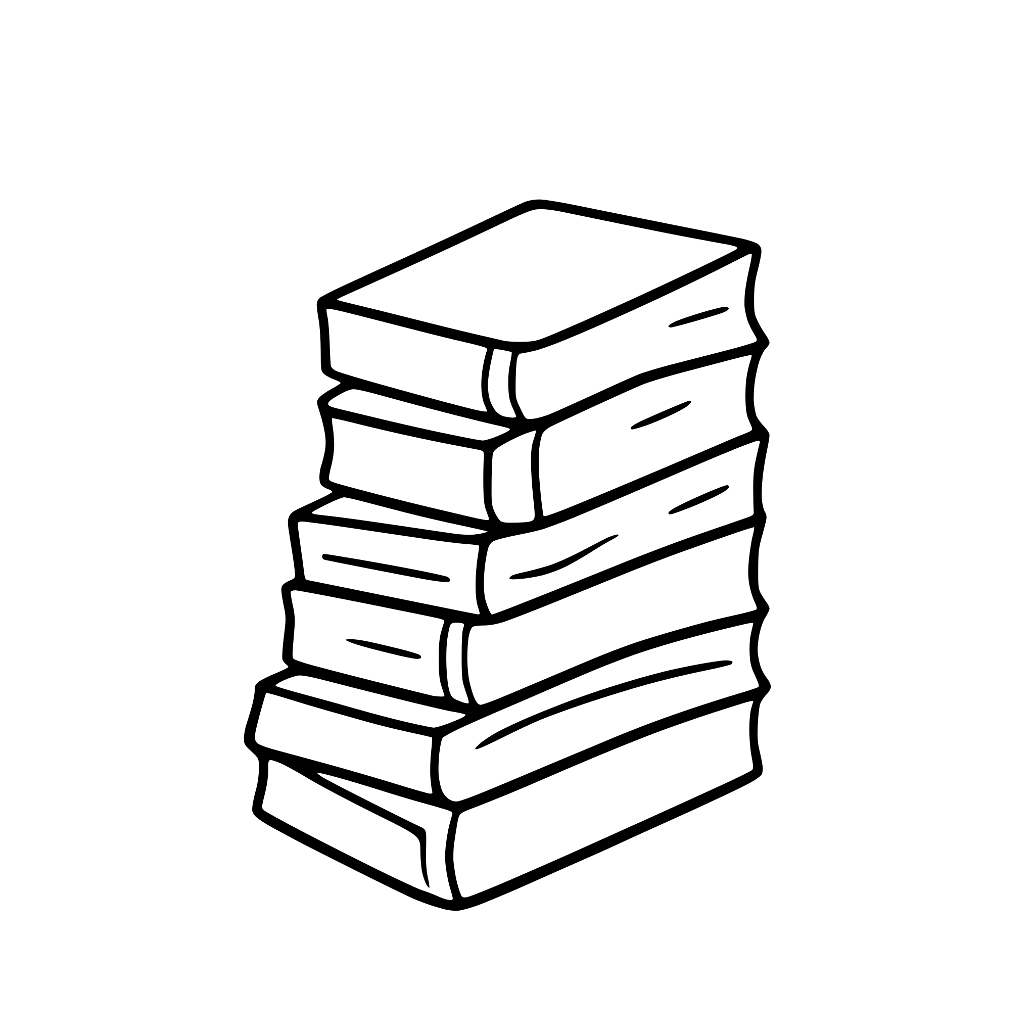 AI-generated SVG of 'a stack of paper'