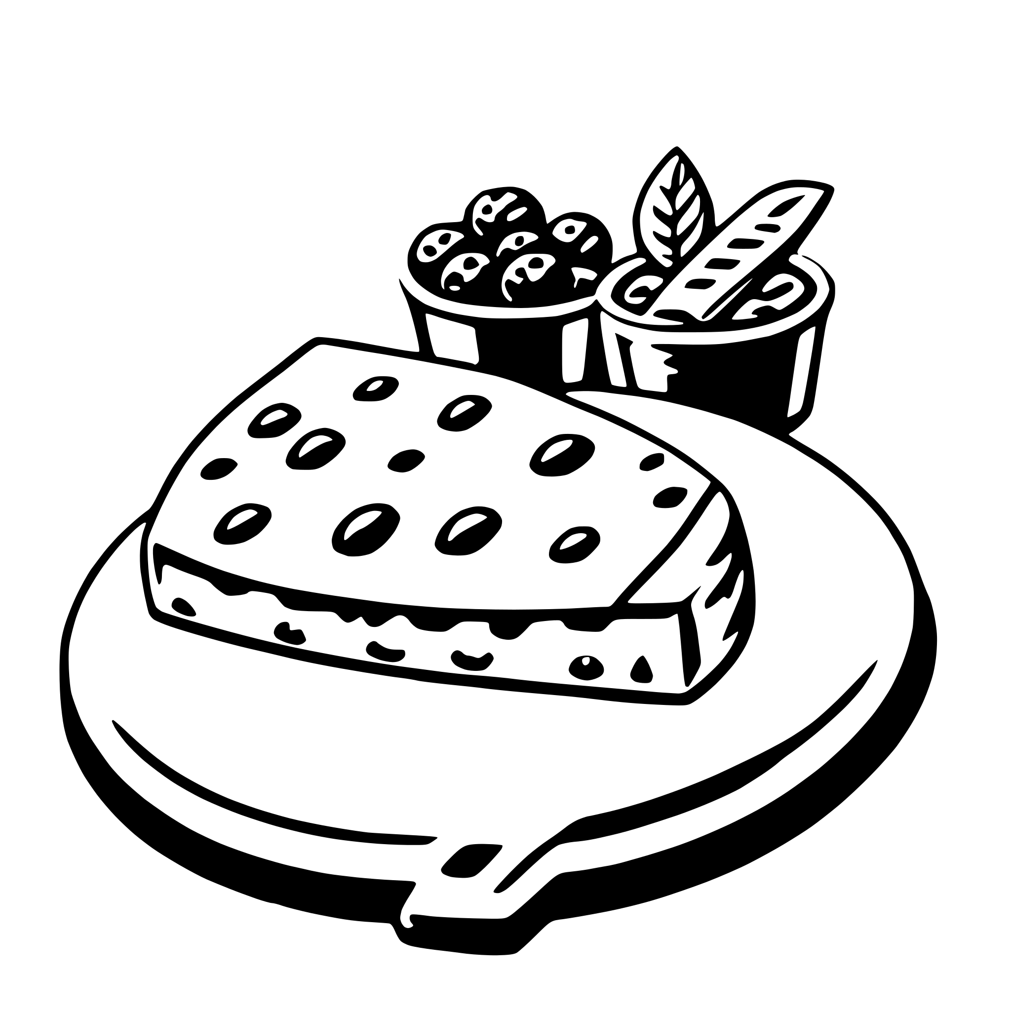 AI-generated SVG of 'crepe'