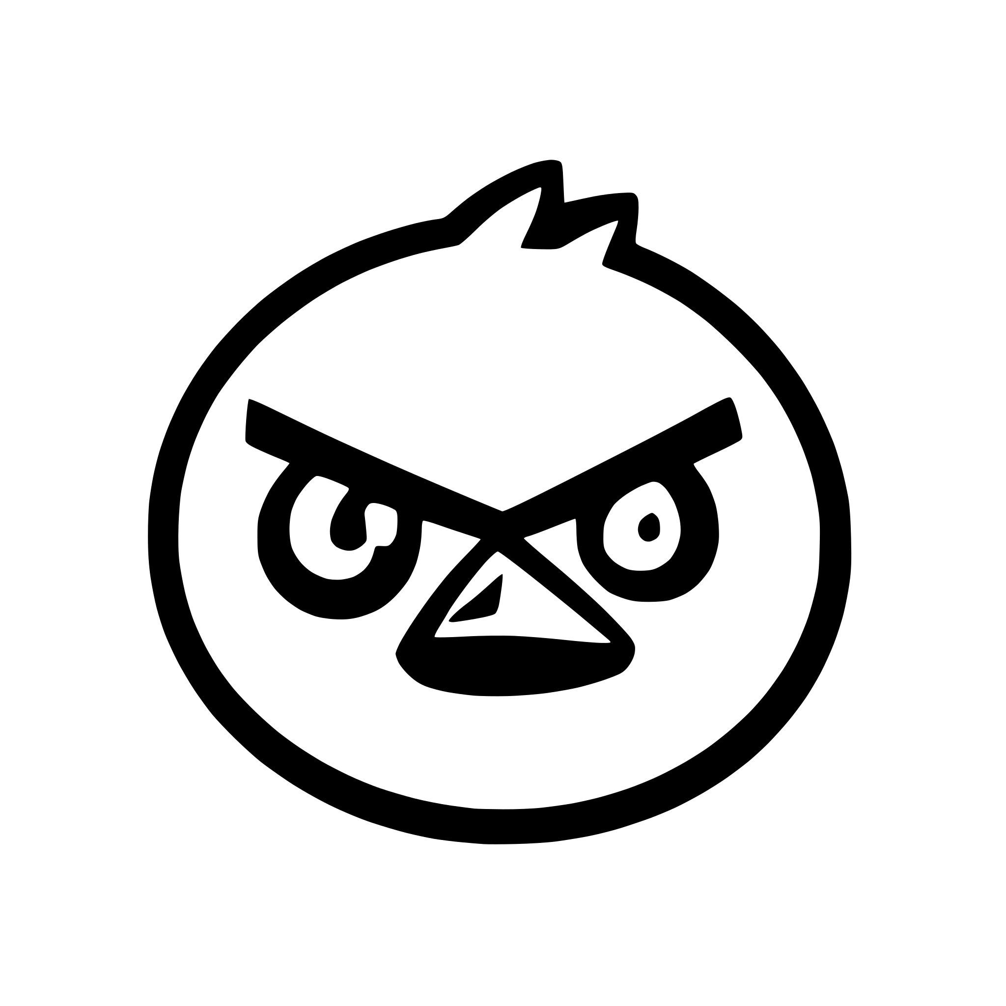 AI-generated SVG of 'icon angry birds'