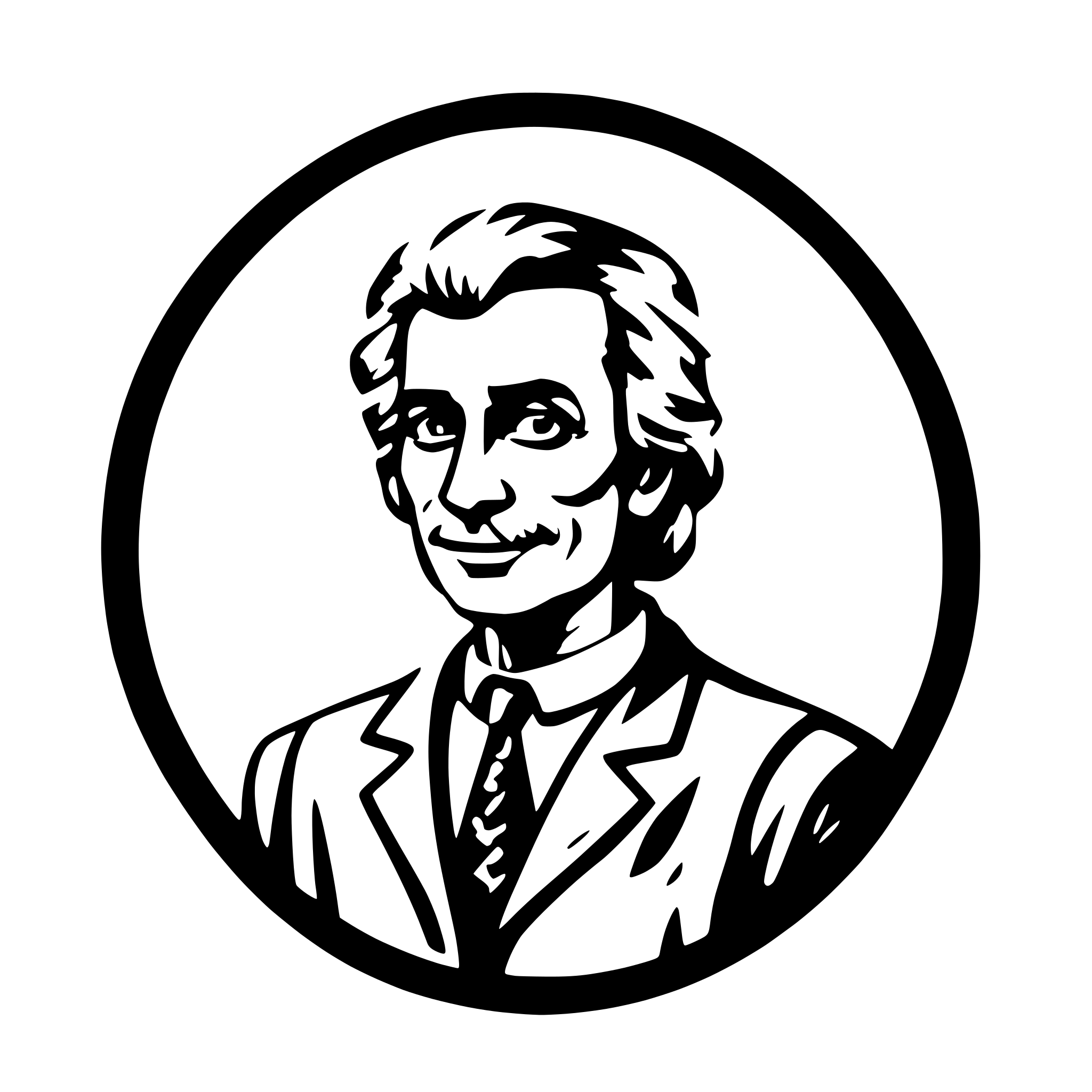 AI-generated SVG of 'Older middleage man'