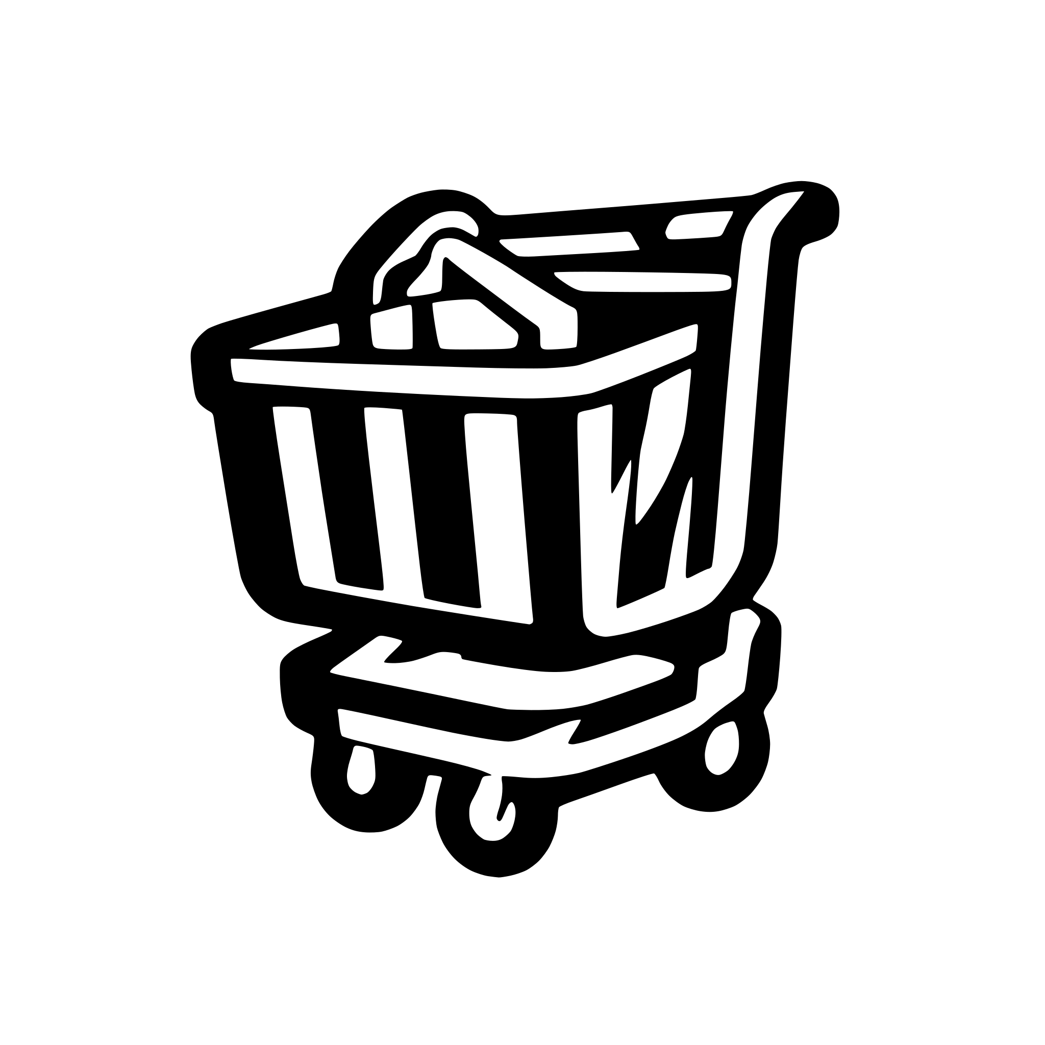 AI-generated SVG of 'shopping cart logo'