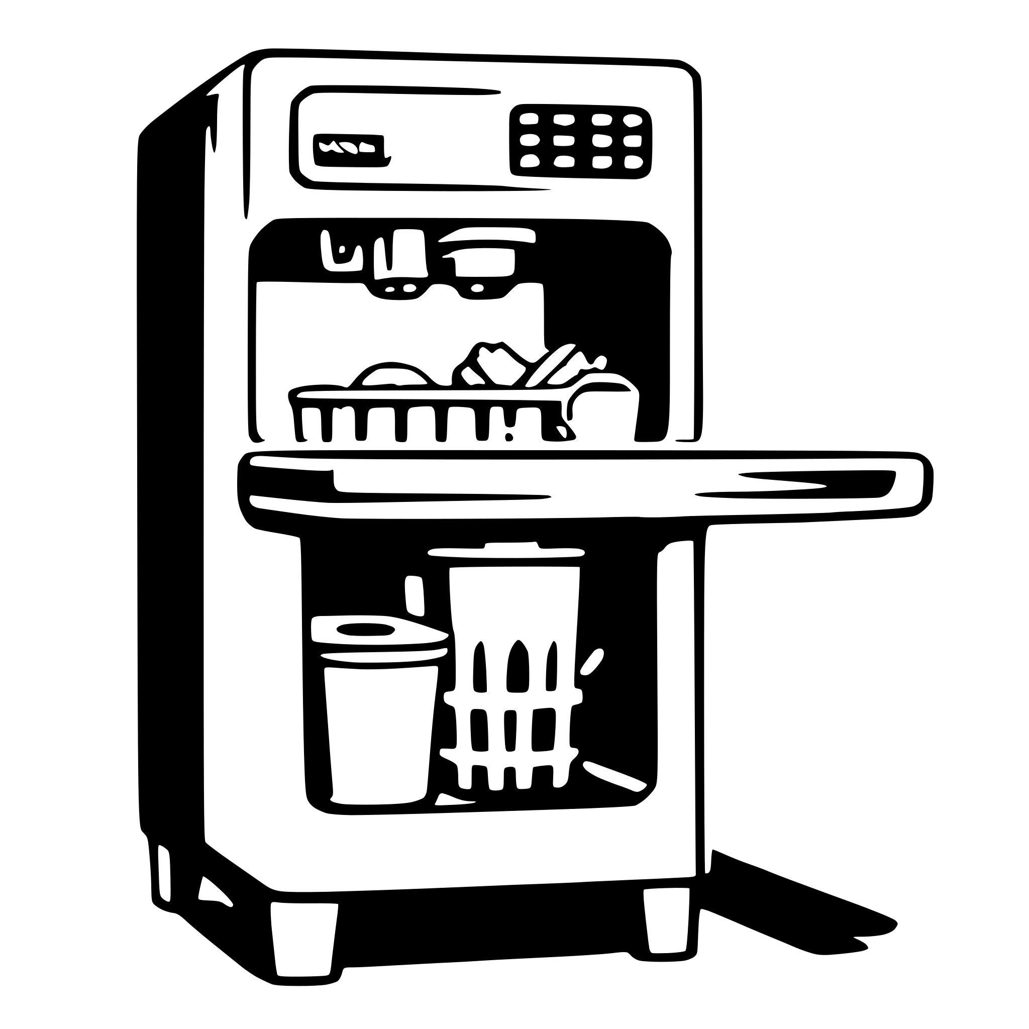 AI-generated SVG of a dishwasher