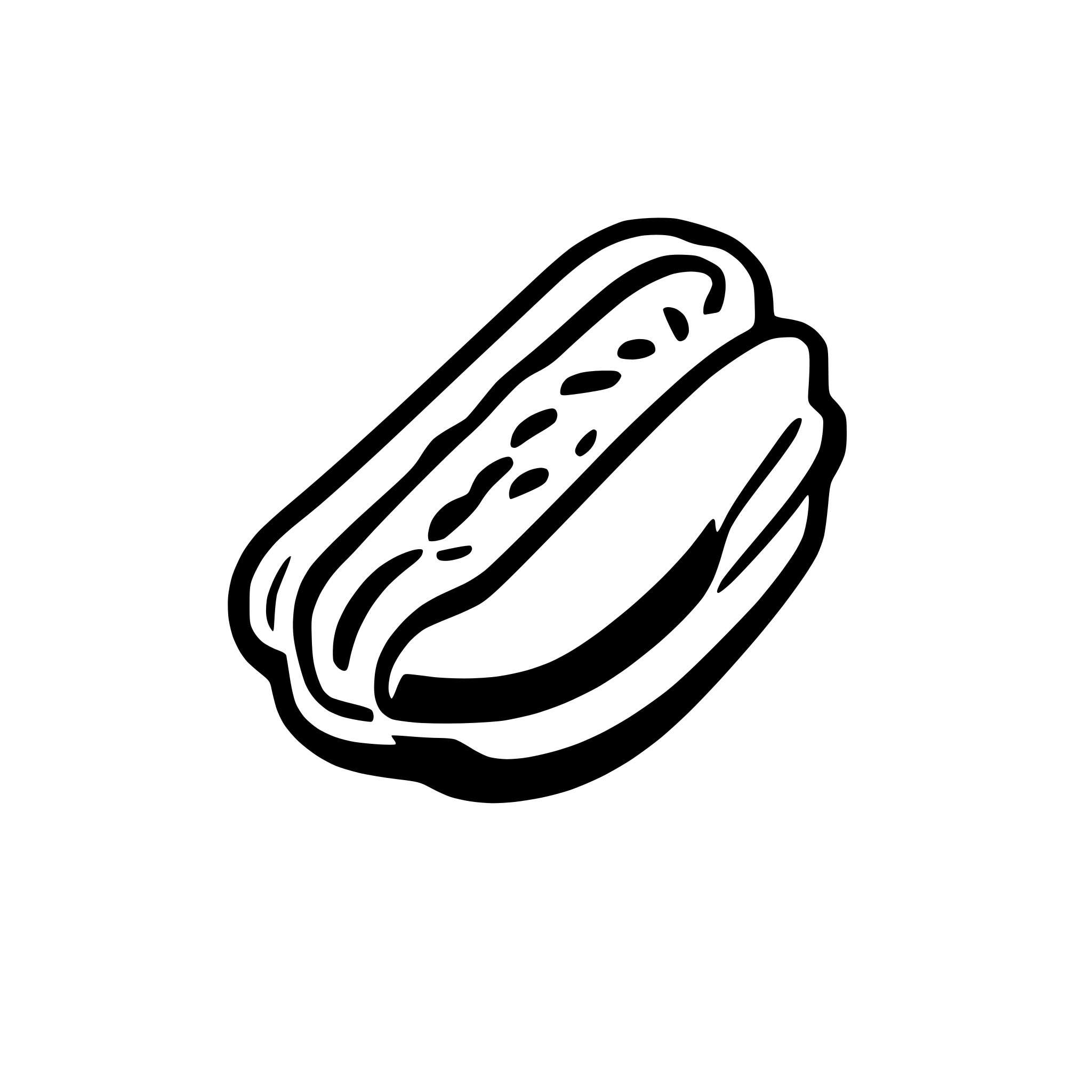 AI-generated SVG of a hot-dog