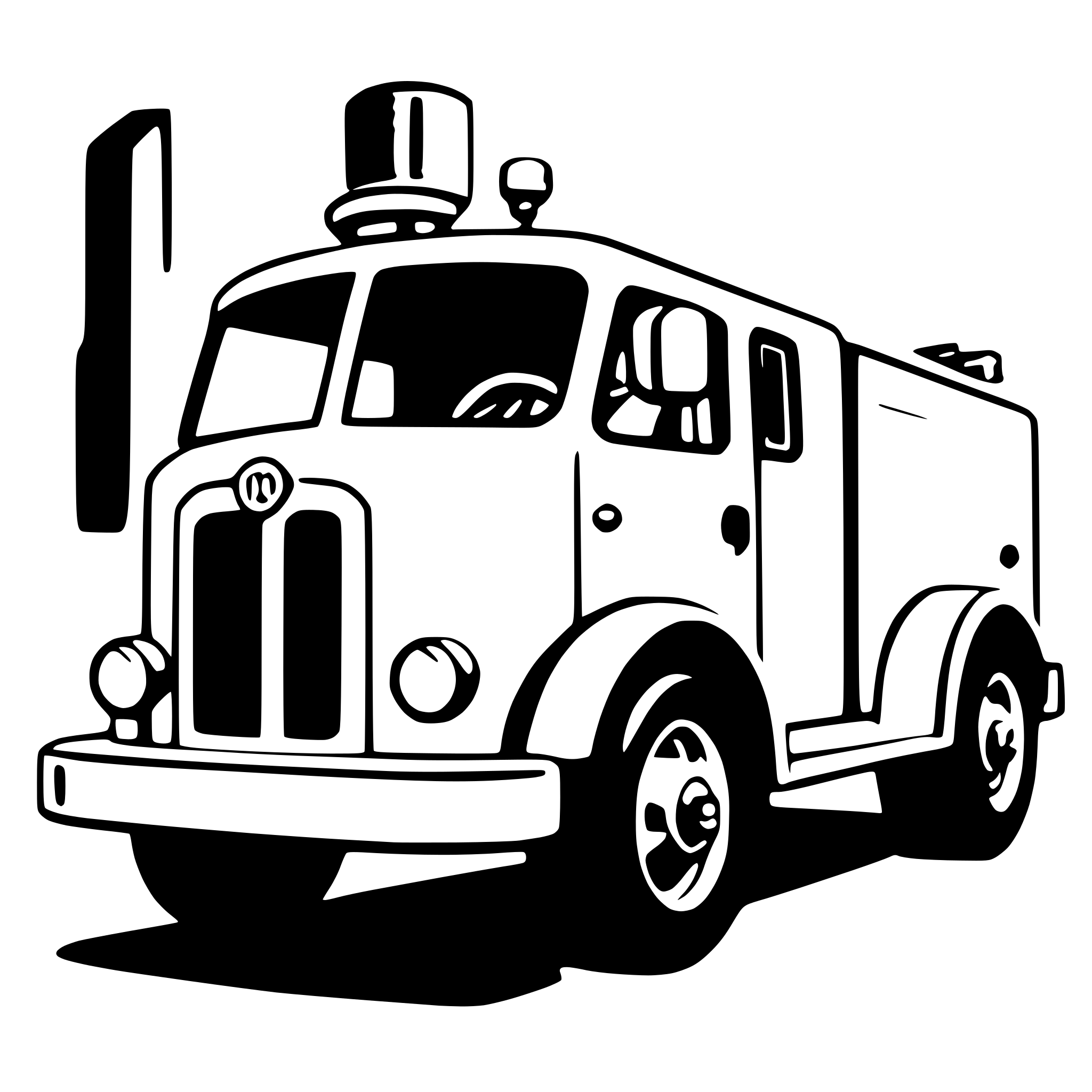 AI-generated SVG of a fire truck