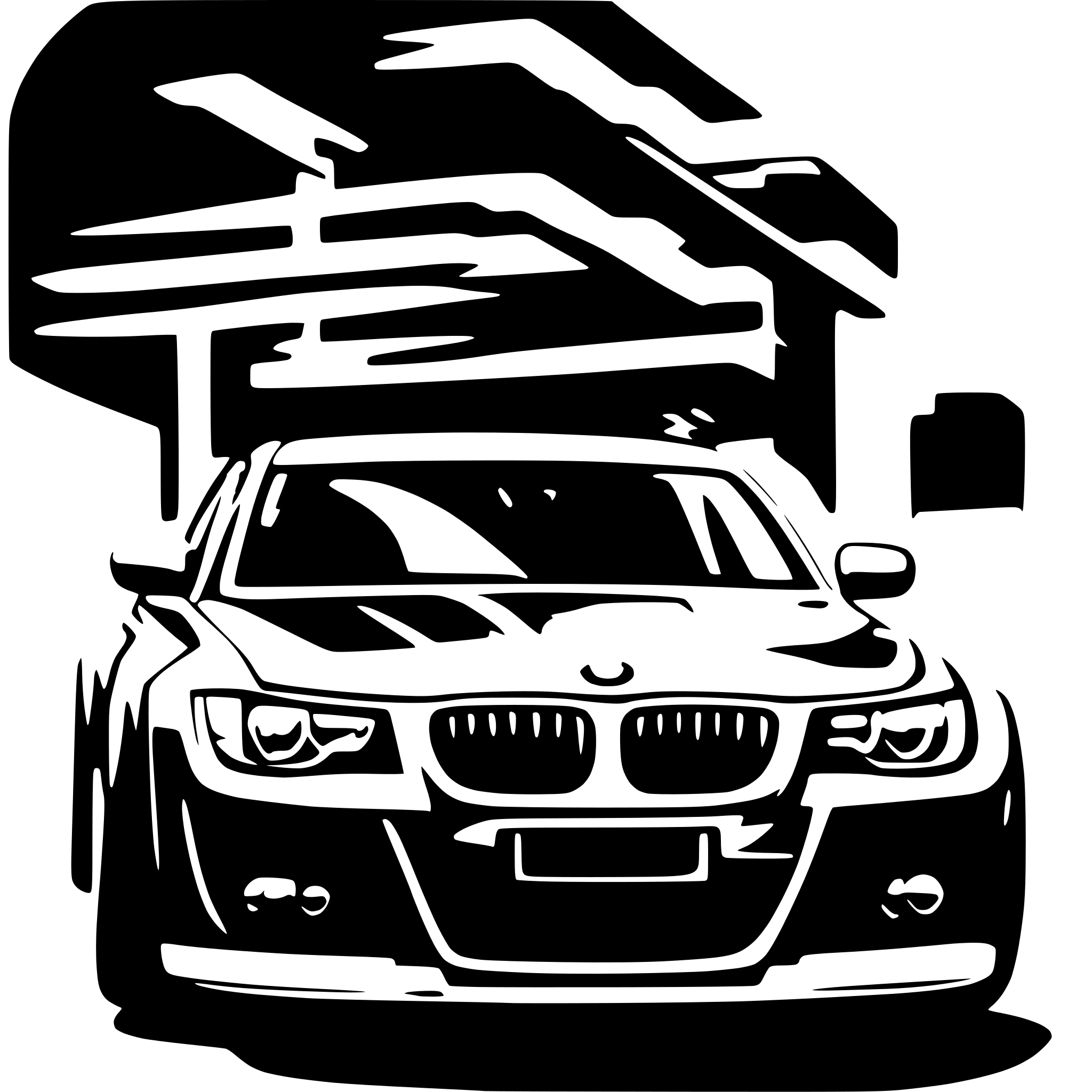 AI-generated SVG of a BMW E90