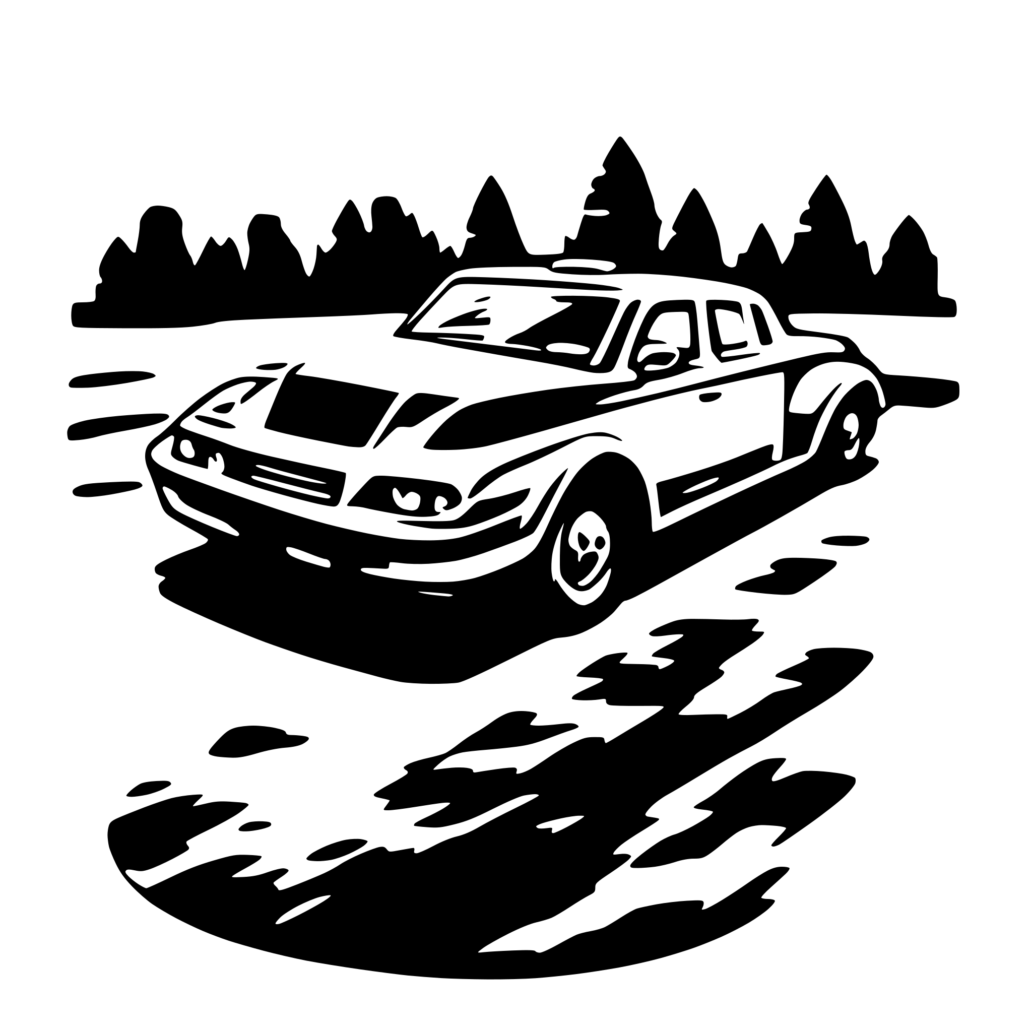 AI-generated SVG of a vehicle-notebook