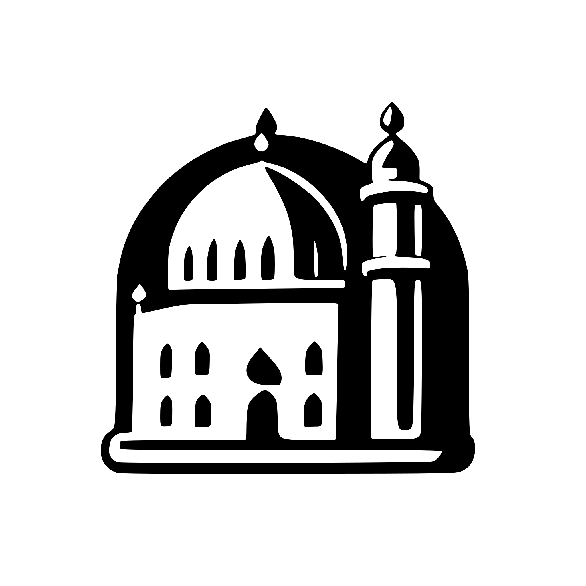 AI-generated SVG of a mosque svg
