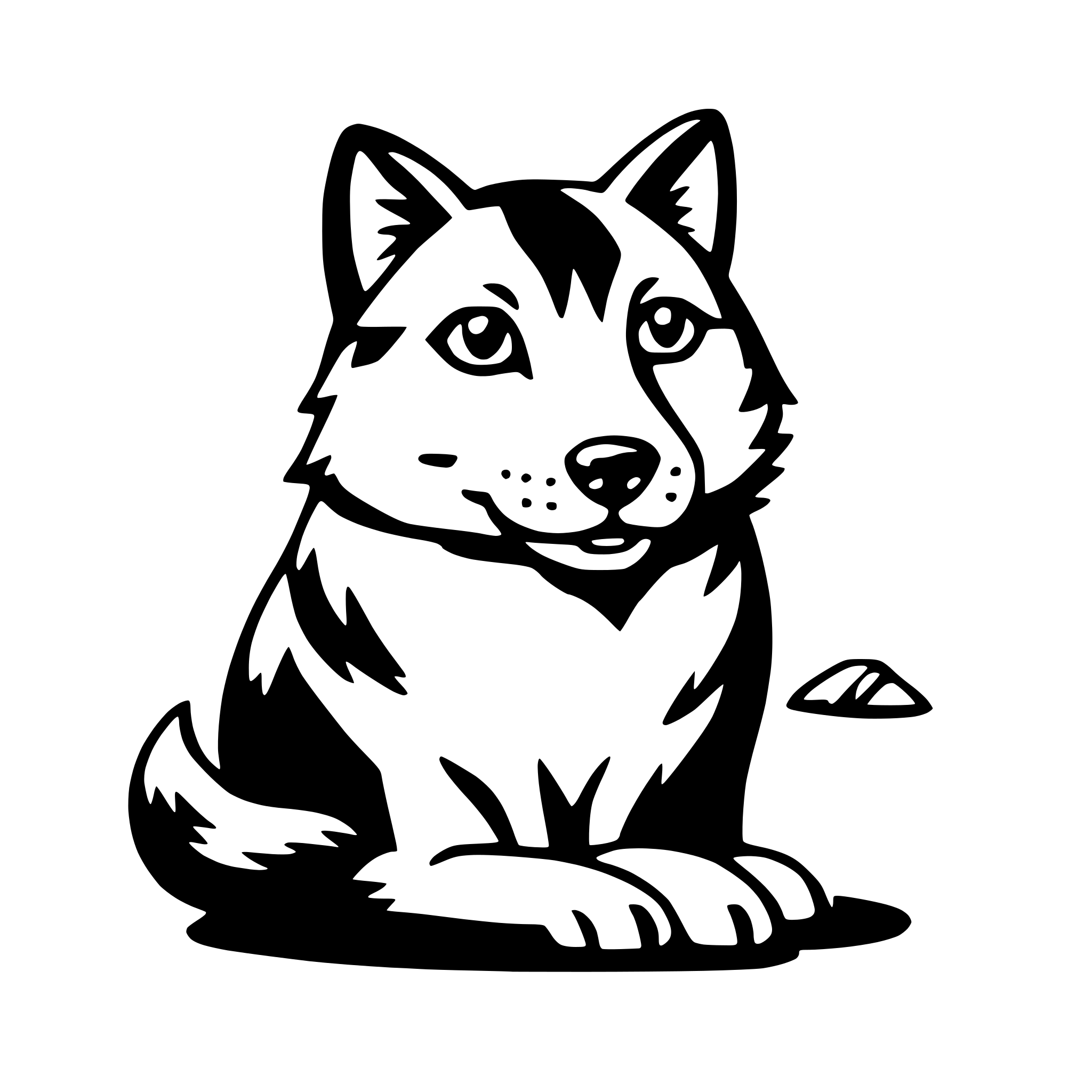 AI-generated SVG of 'inari'
