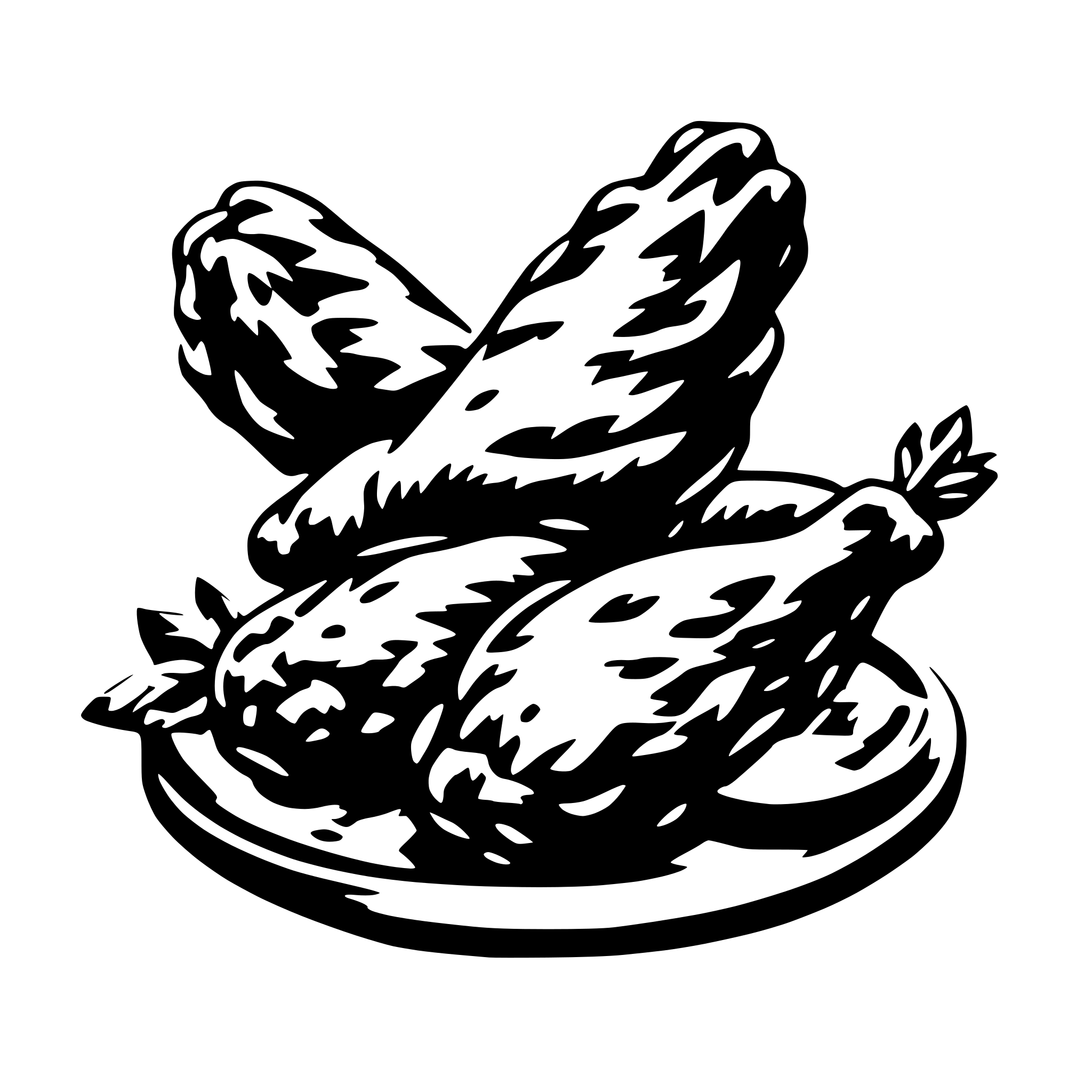 AI-generated SVG of 'chicken wings'