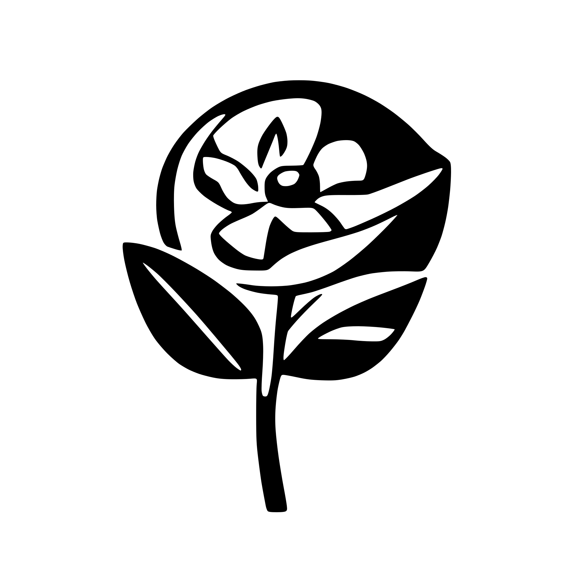 AI-generated SVG of a flower