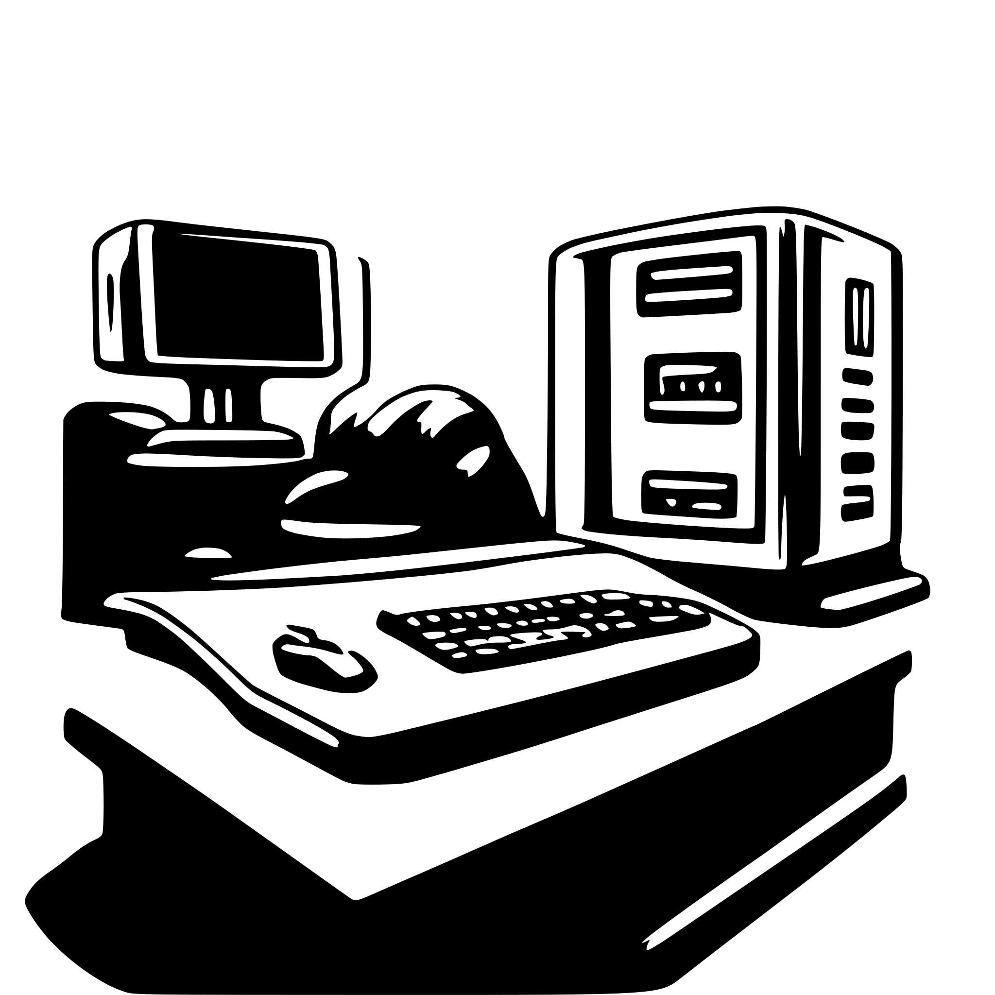 AI-generated SVG of 'linux kvm'