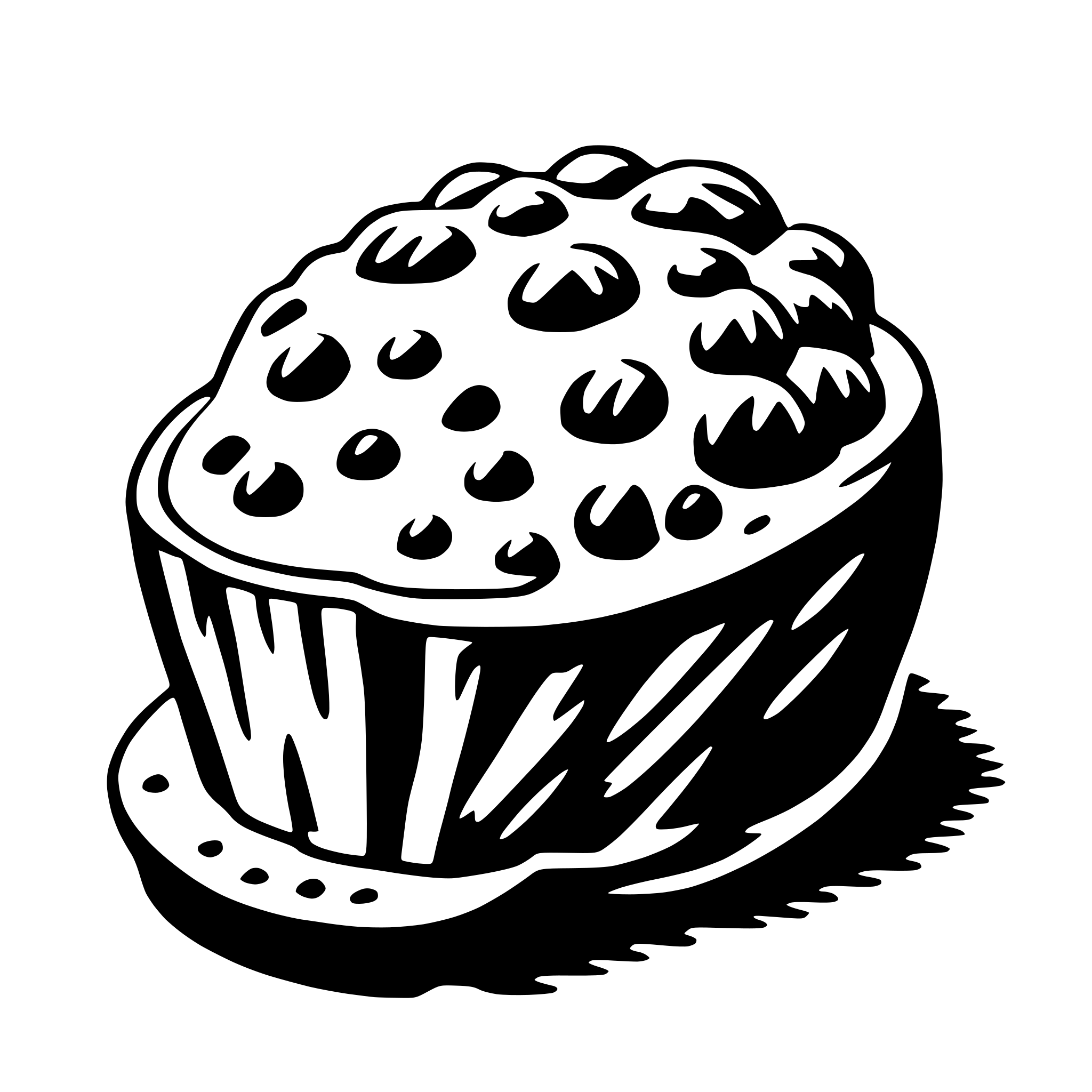AI-generated SVG of 'truffle'