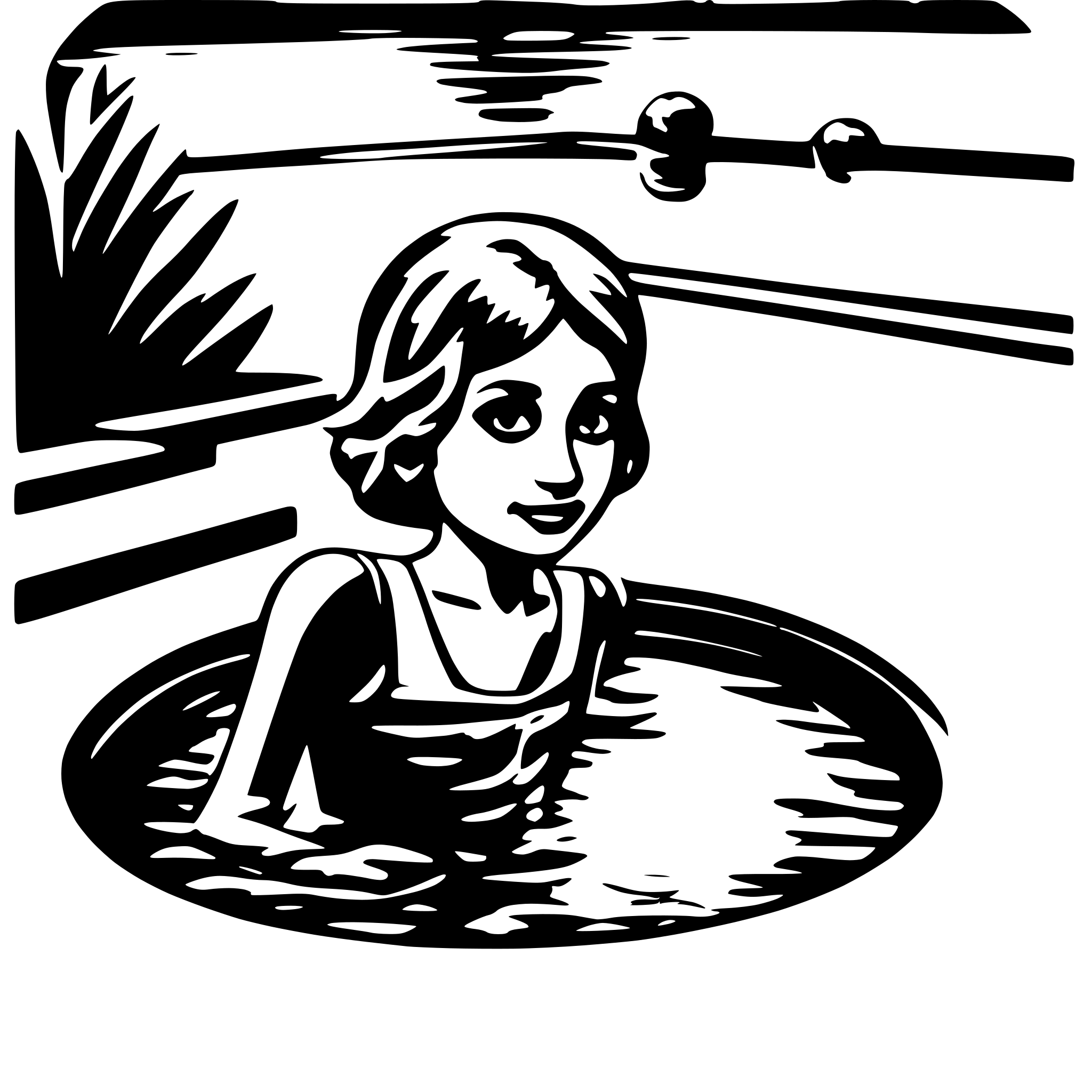 AI-generated SVG of 'swiming in pool'