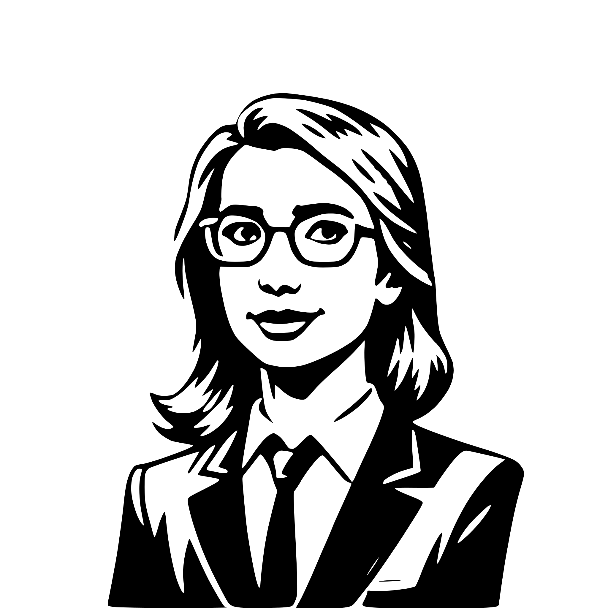 AI-generated SVG of 'marketing manager'