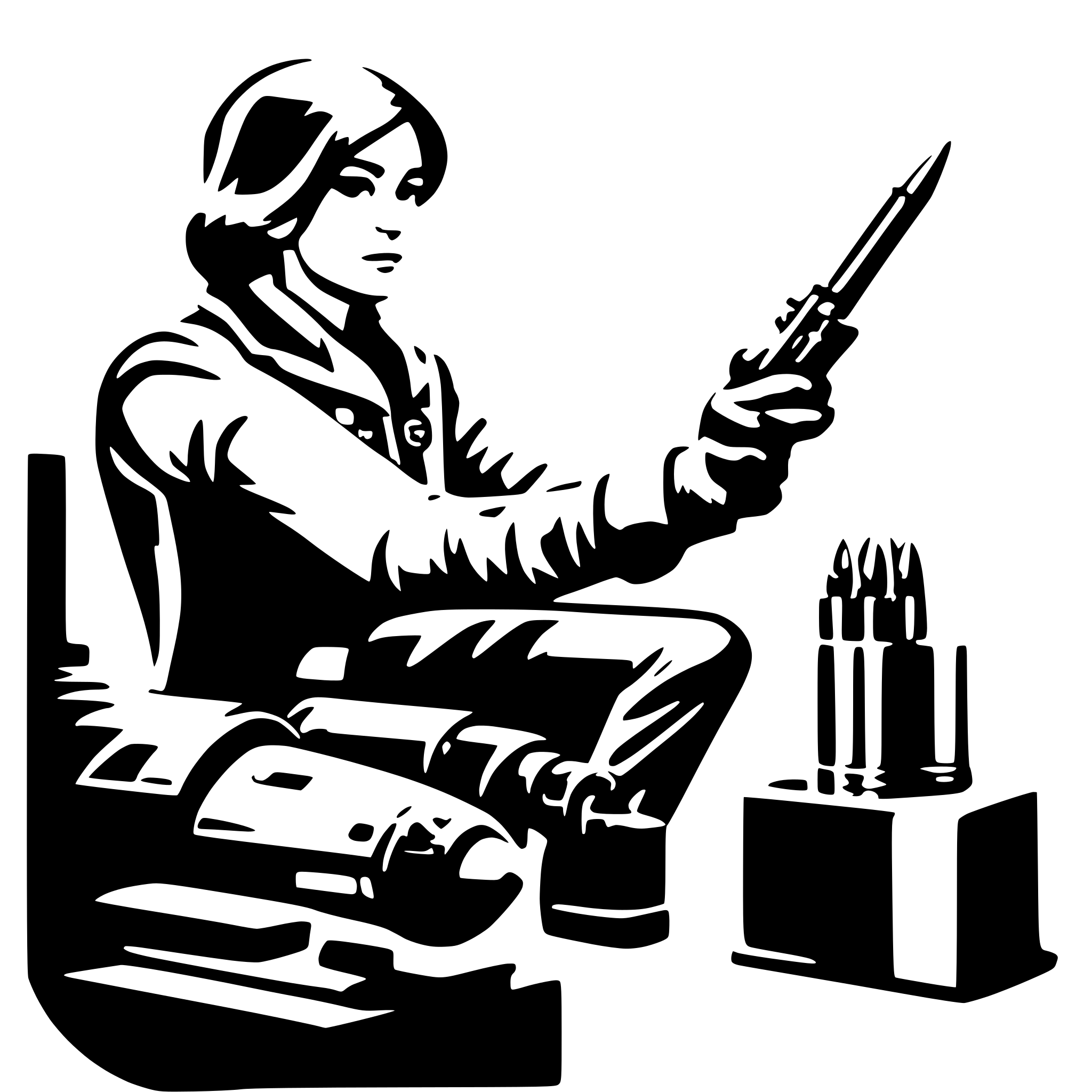 AI-generated SVG of a Ammunition quality inspector