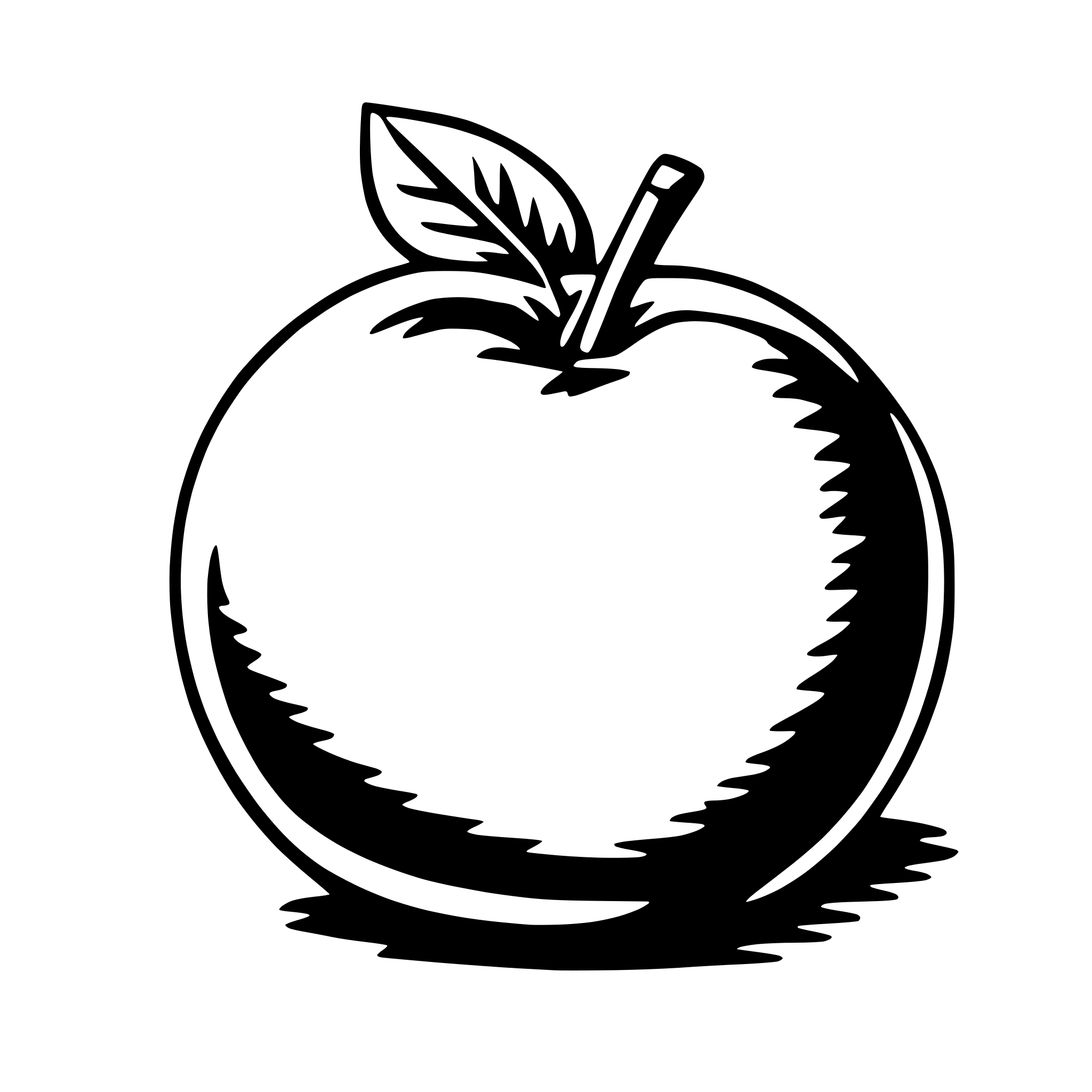 AI-generated SVG of 'peach'