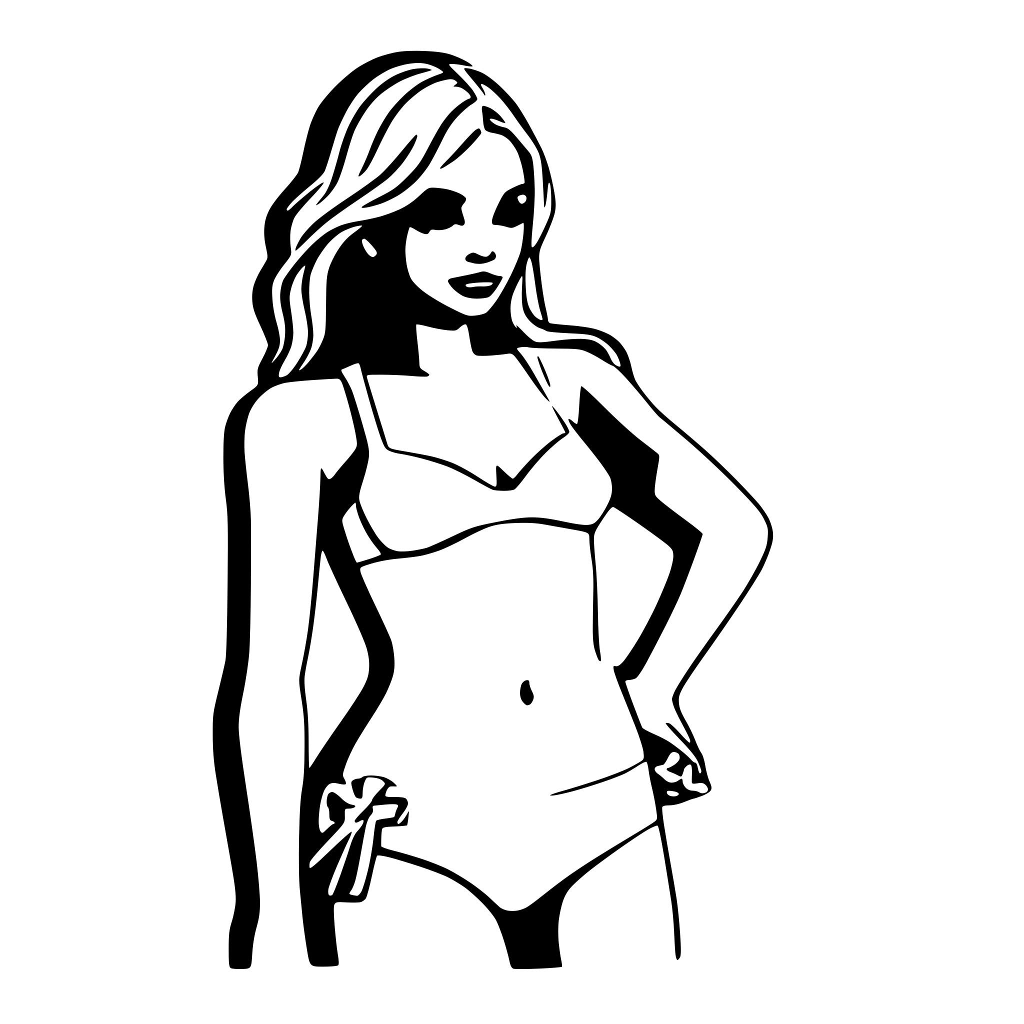 AI-generated SVG of 'Britney Spears bikini jaune'