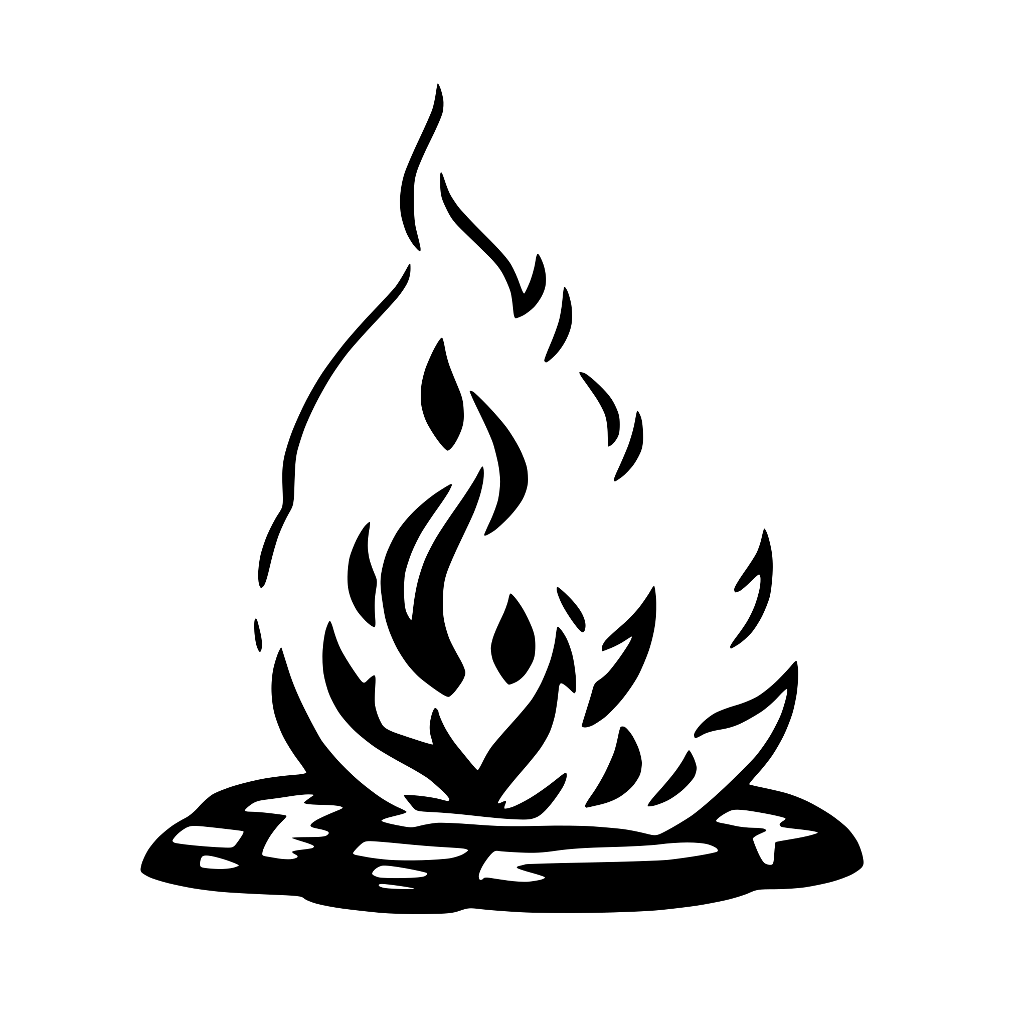 AI-generated SVG of 'less flames'