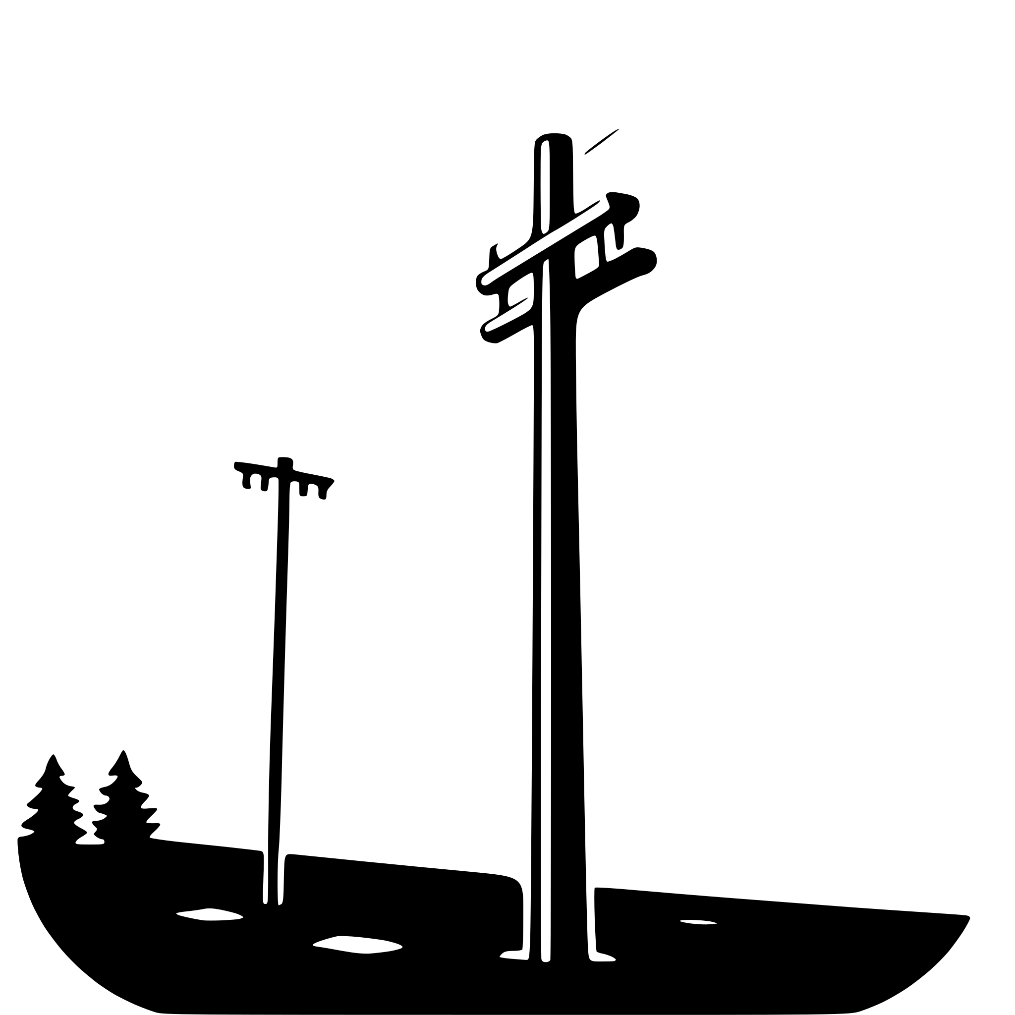 AI-generated SVG of a utility pole