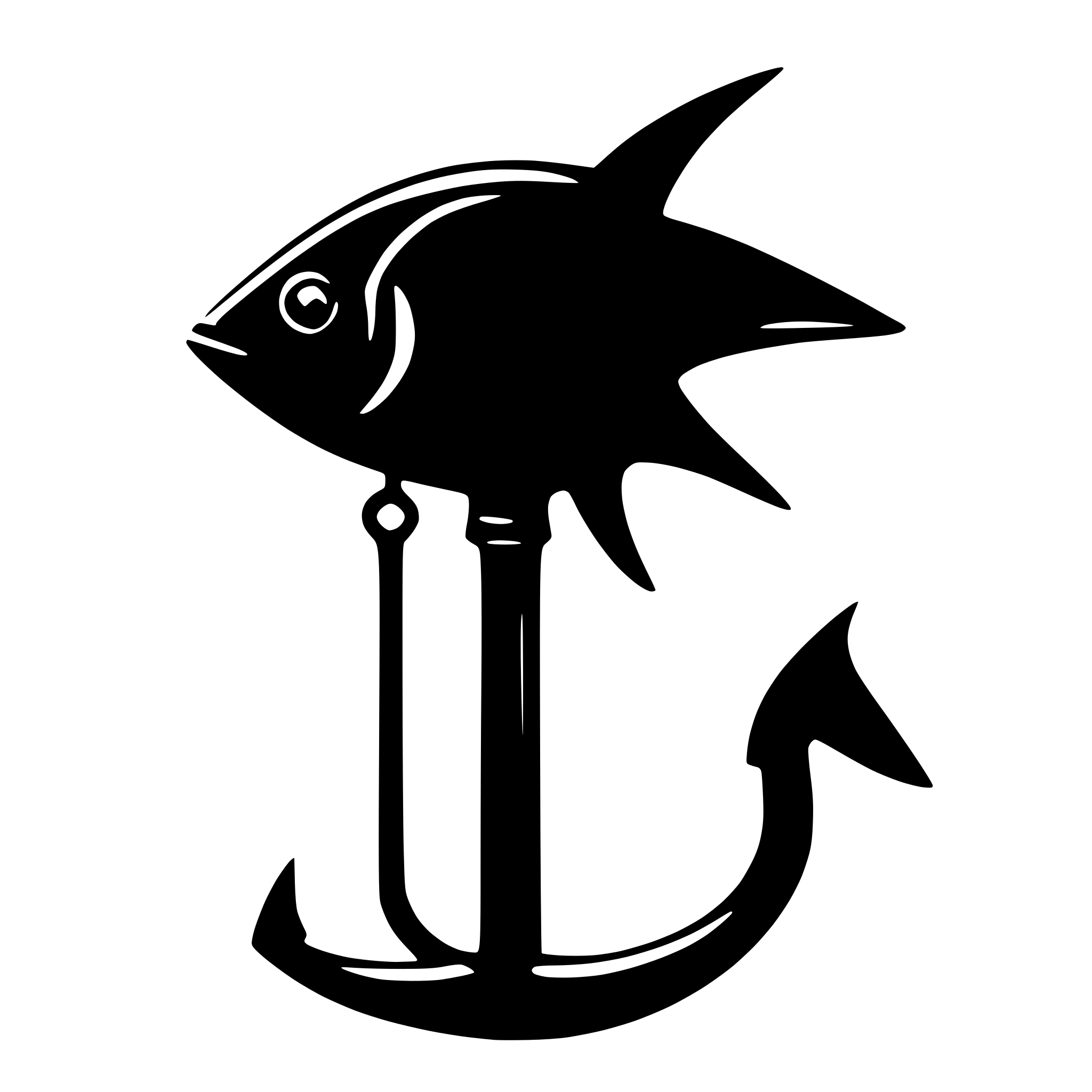 AI-generated SVG of 'minimalist phish hook'