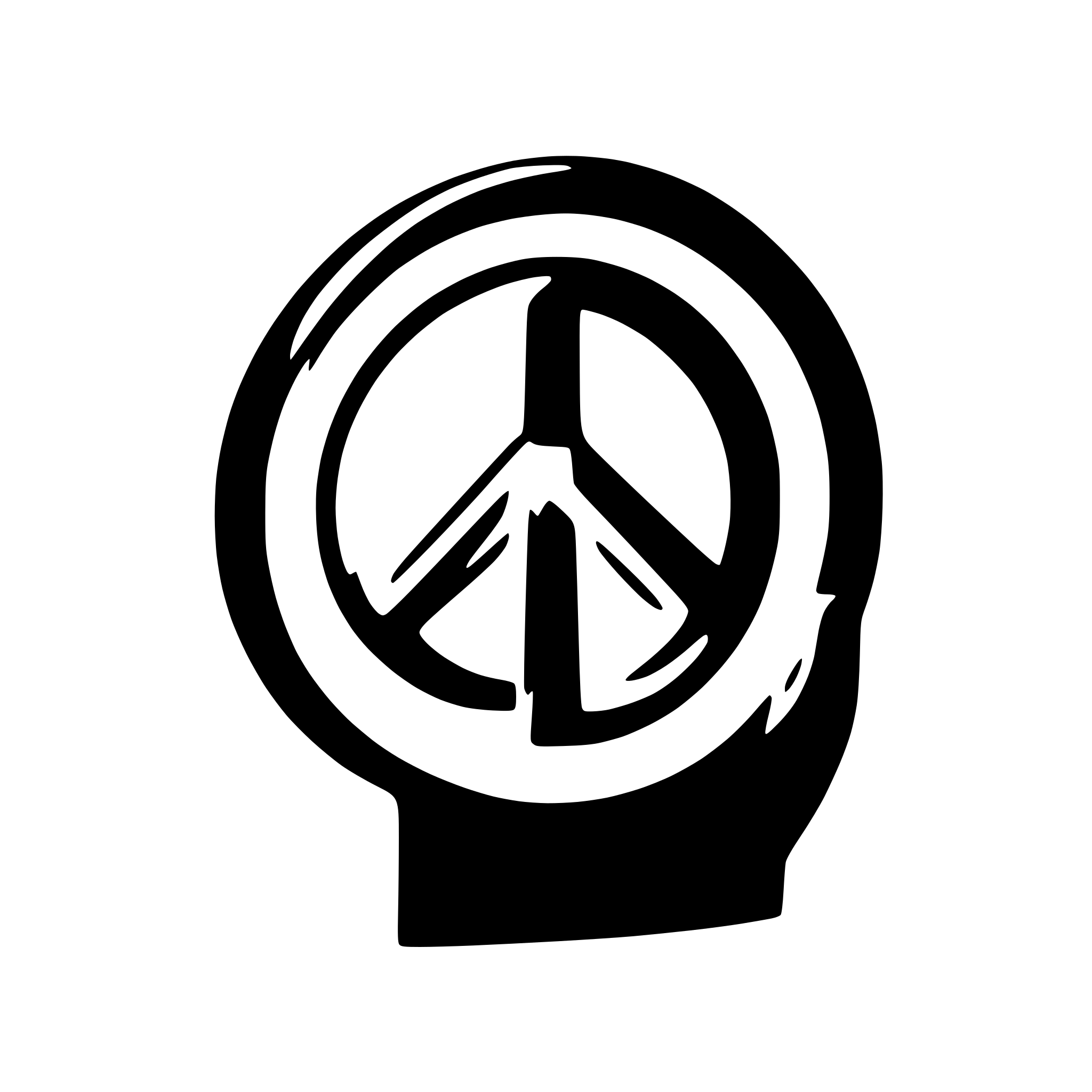 AI-generated SVG of a peace in protest