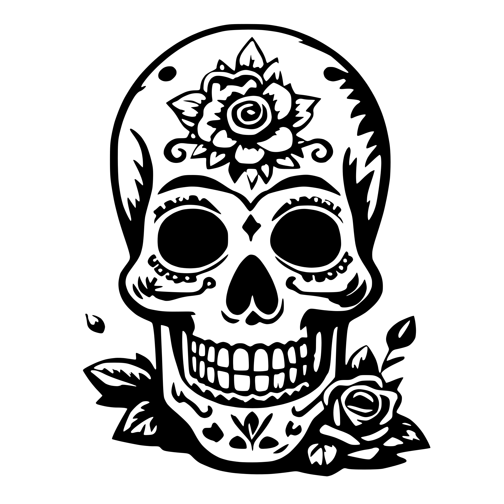 AI-generated SVG of 'dias los muertos'