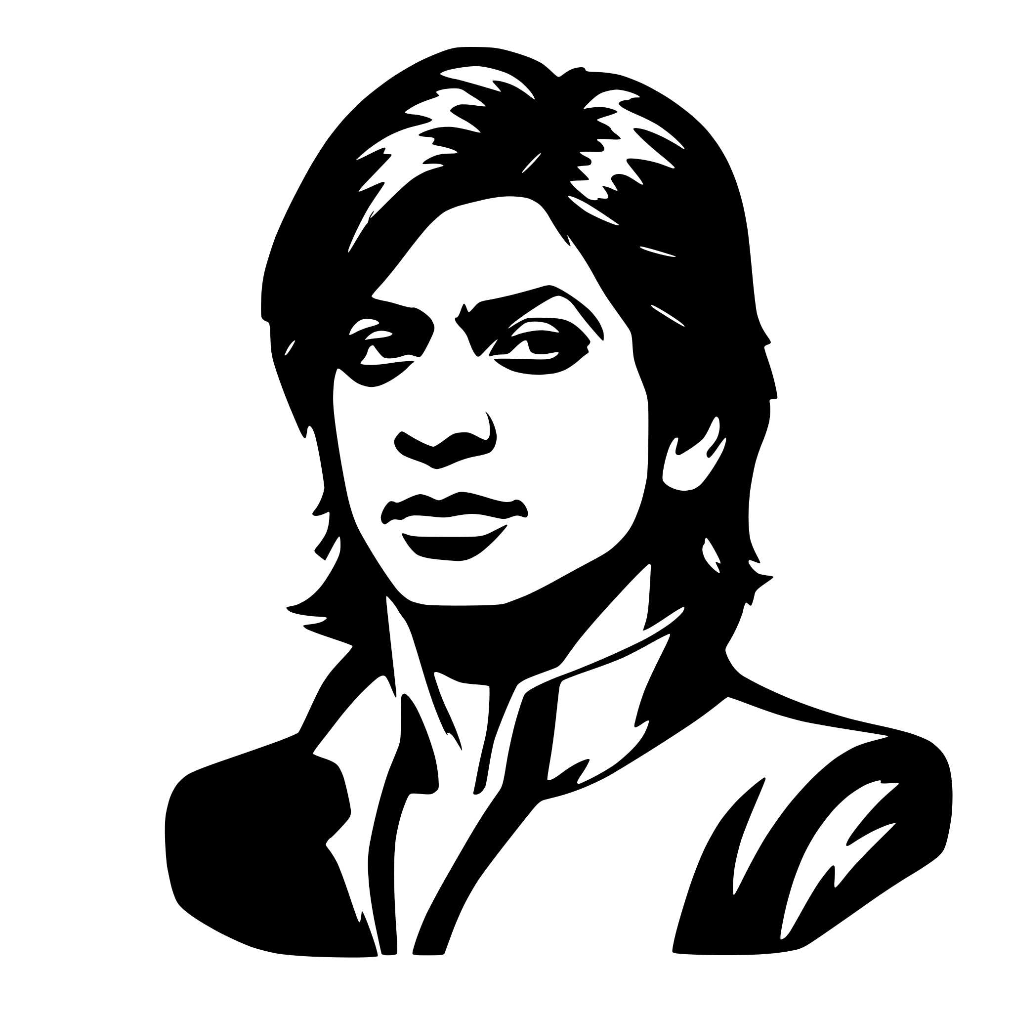 AI-generated SVG of 'Shahrukh Khan'