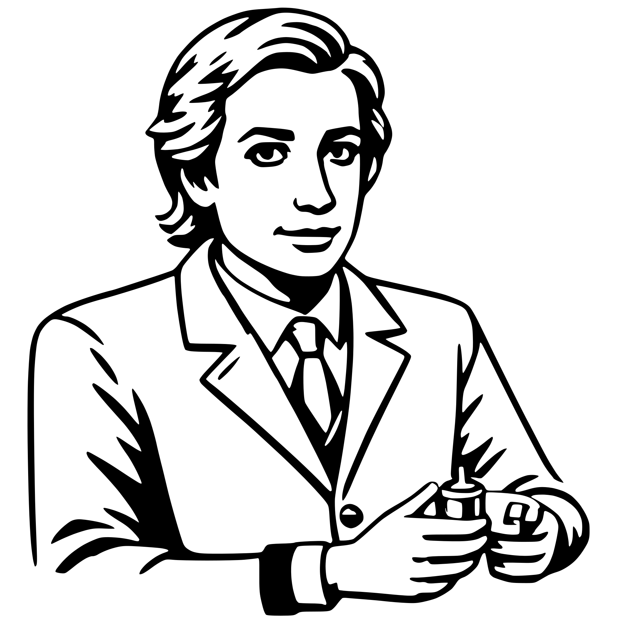 AI-generated SVG of a doctor