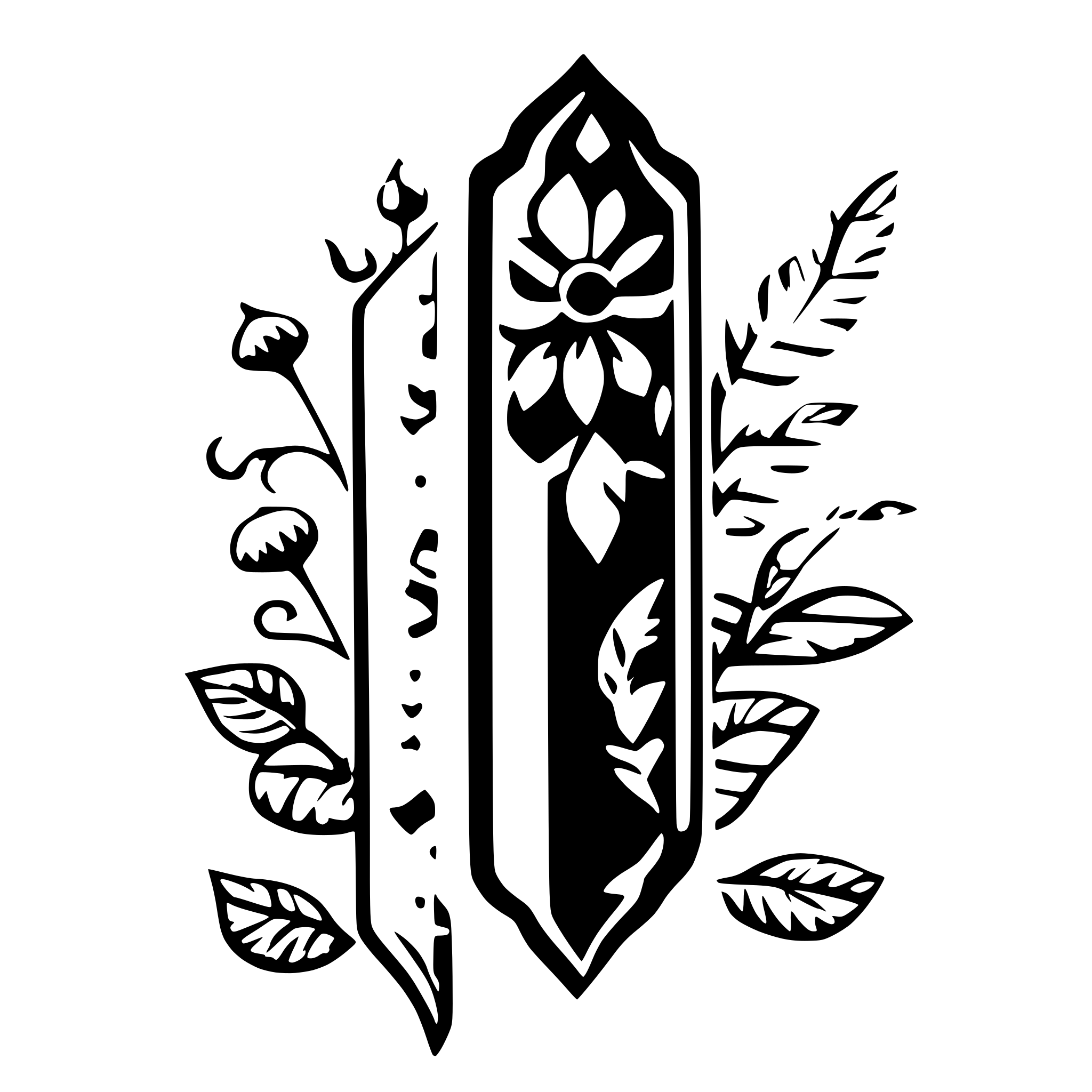 AI-generated SVG of 'girly bookmark designs'
