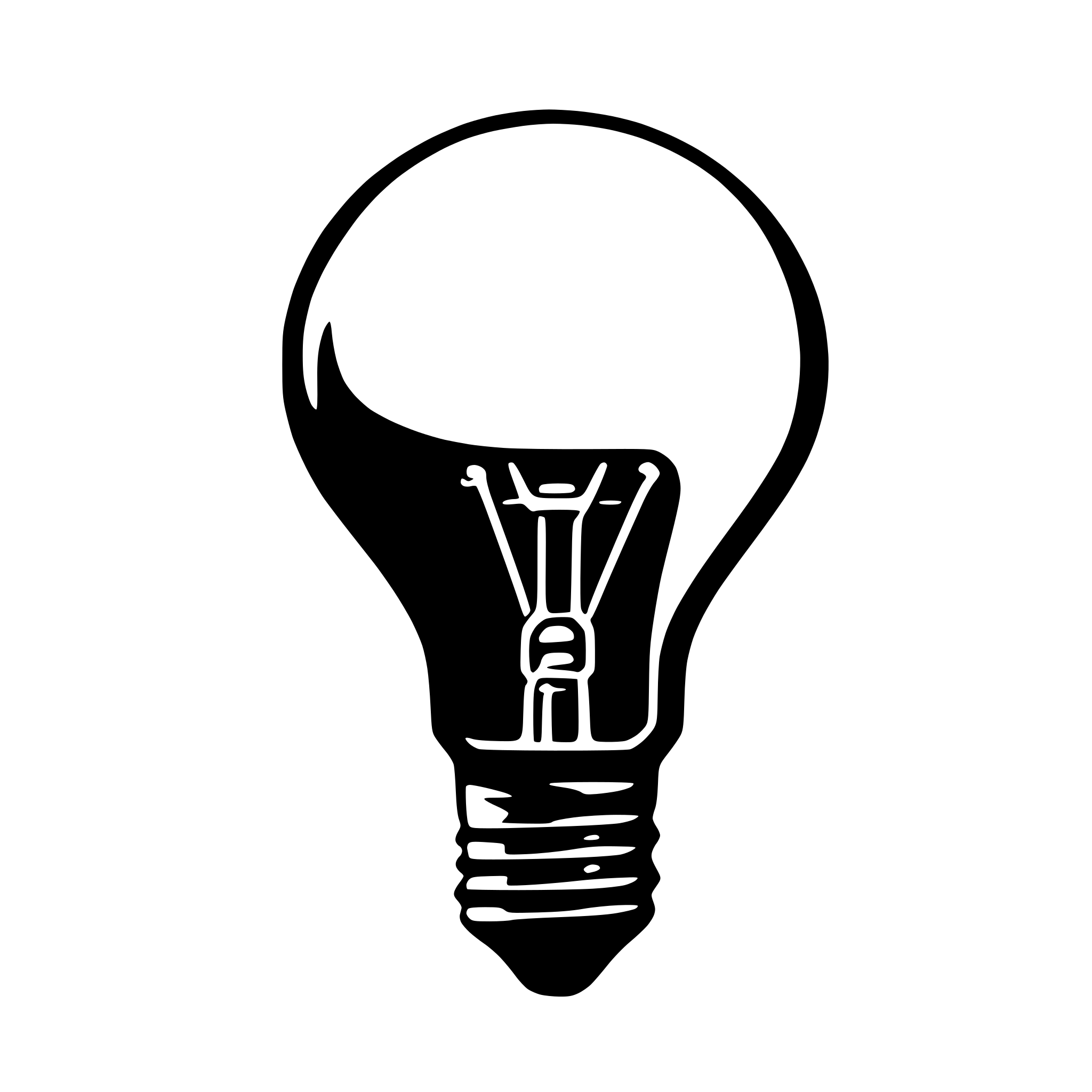 AI-generated SVG of a light bulb