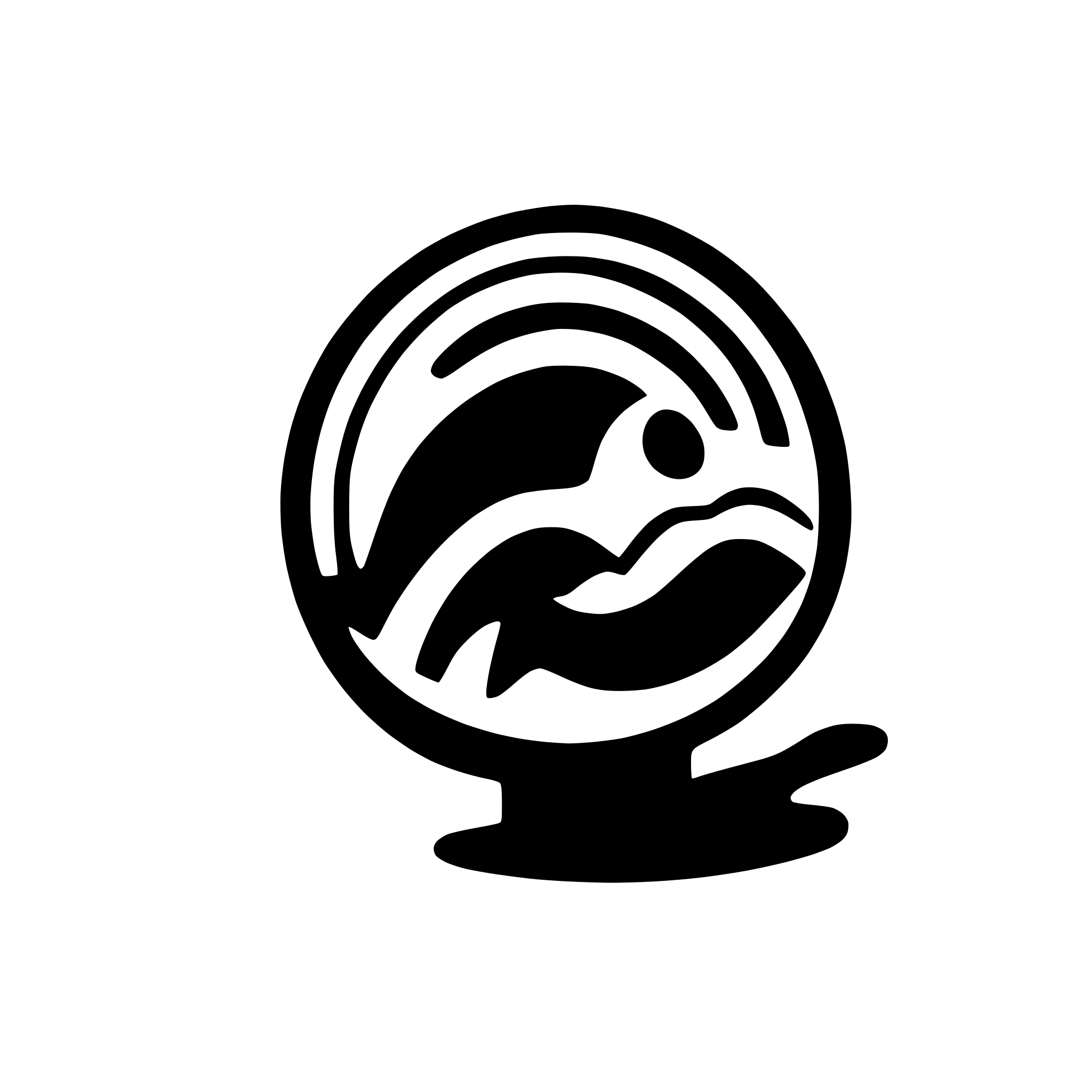 AI-generated SVG of a echo waves icon