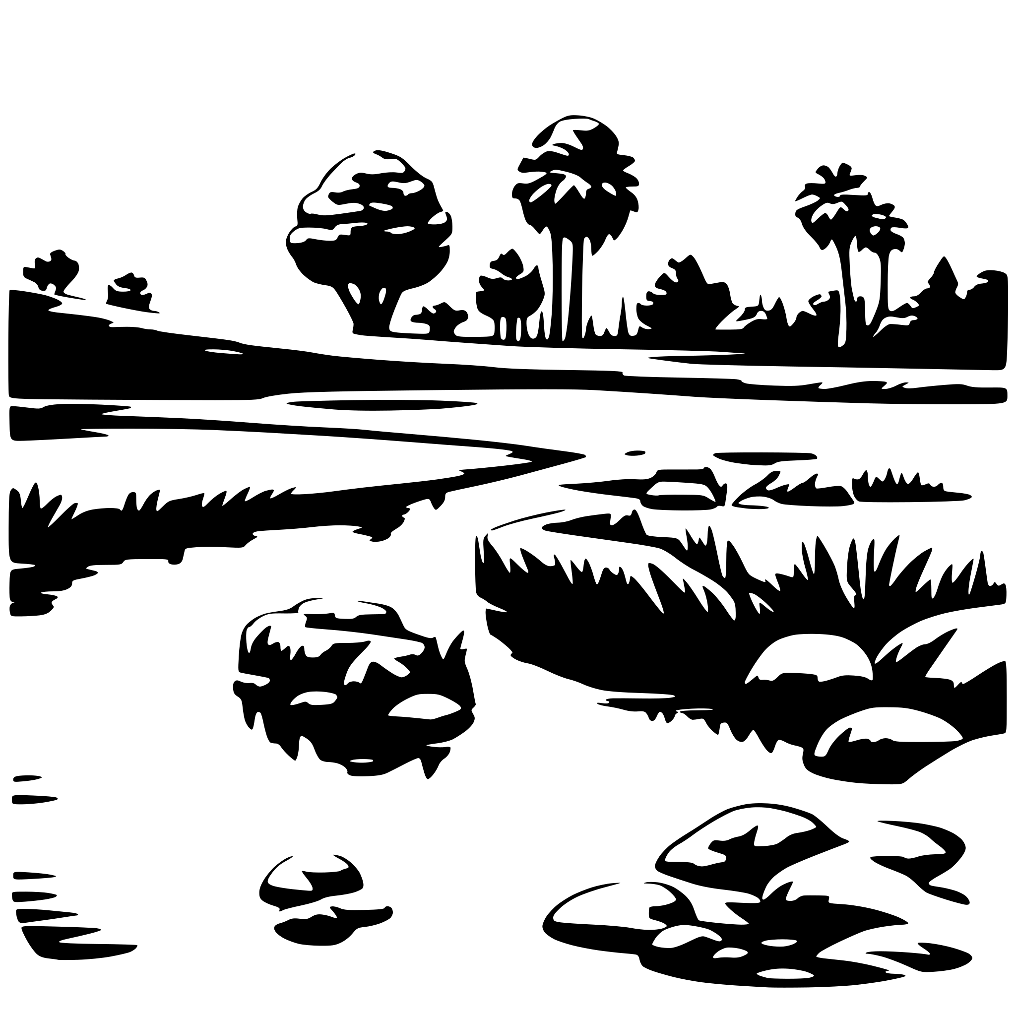 AI-generated SVG of 'La Brea Pitch Lake'
