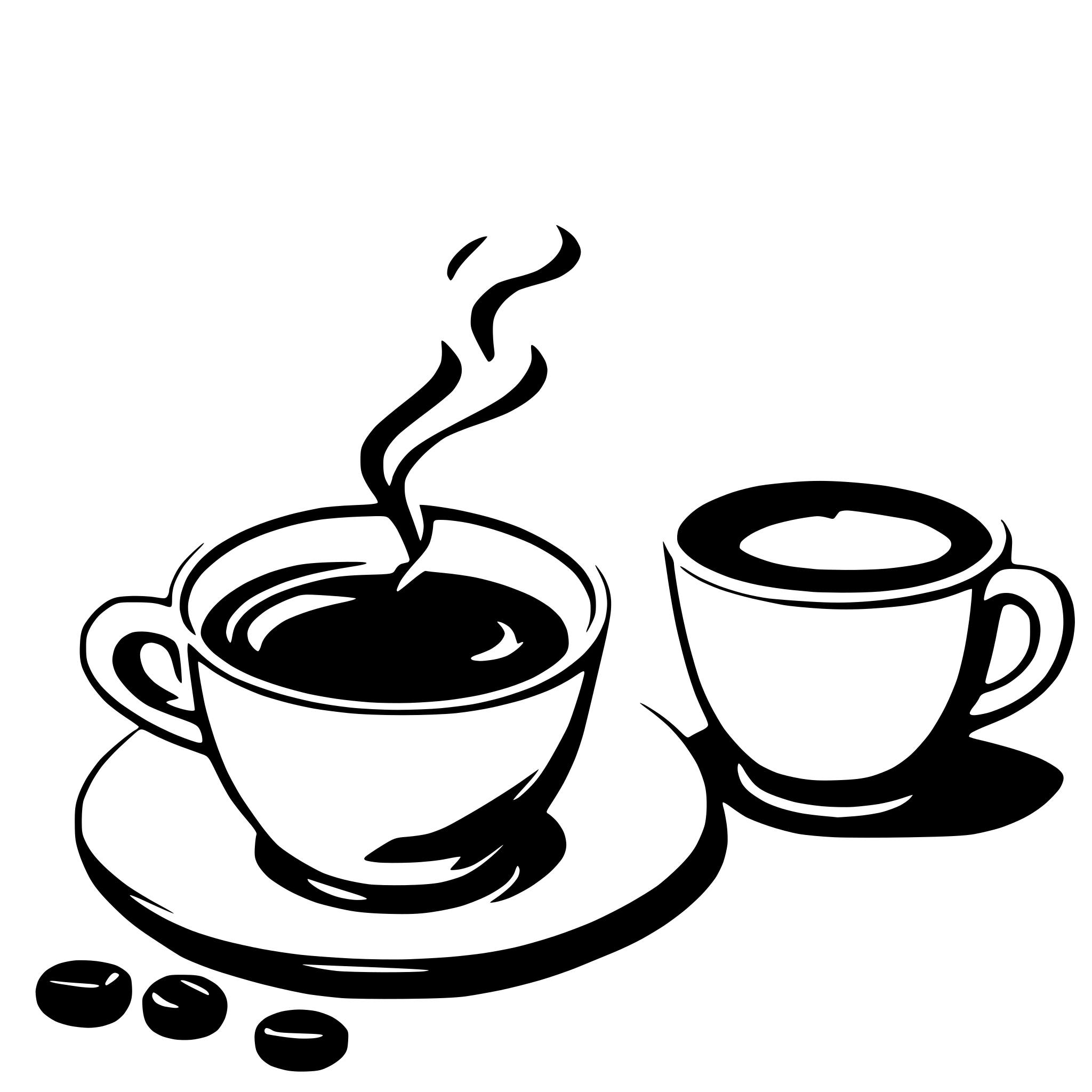 AI-generated SVG of 'coffee'