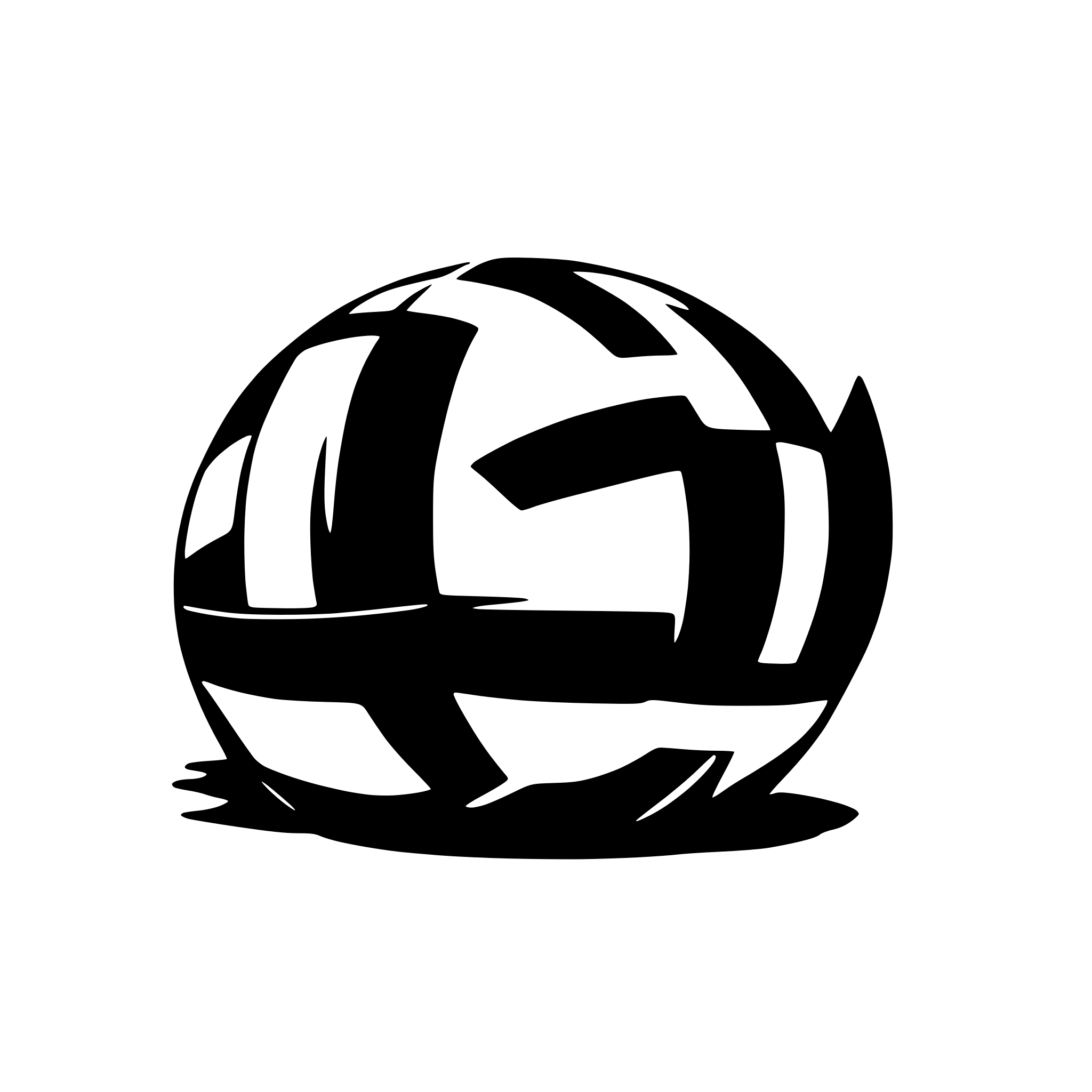 AI-generated SVG of 'volleyball'