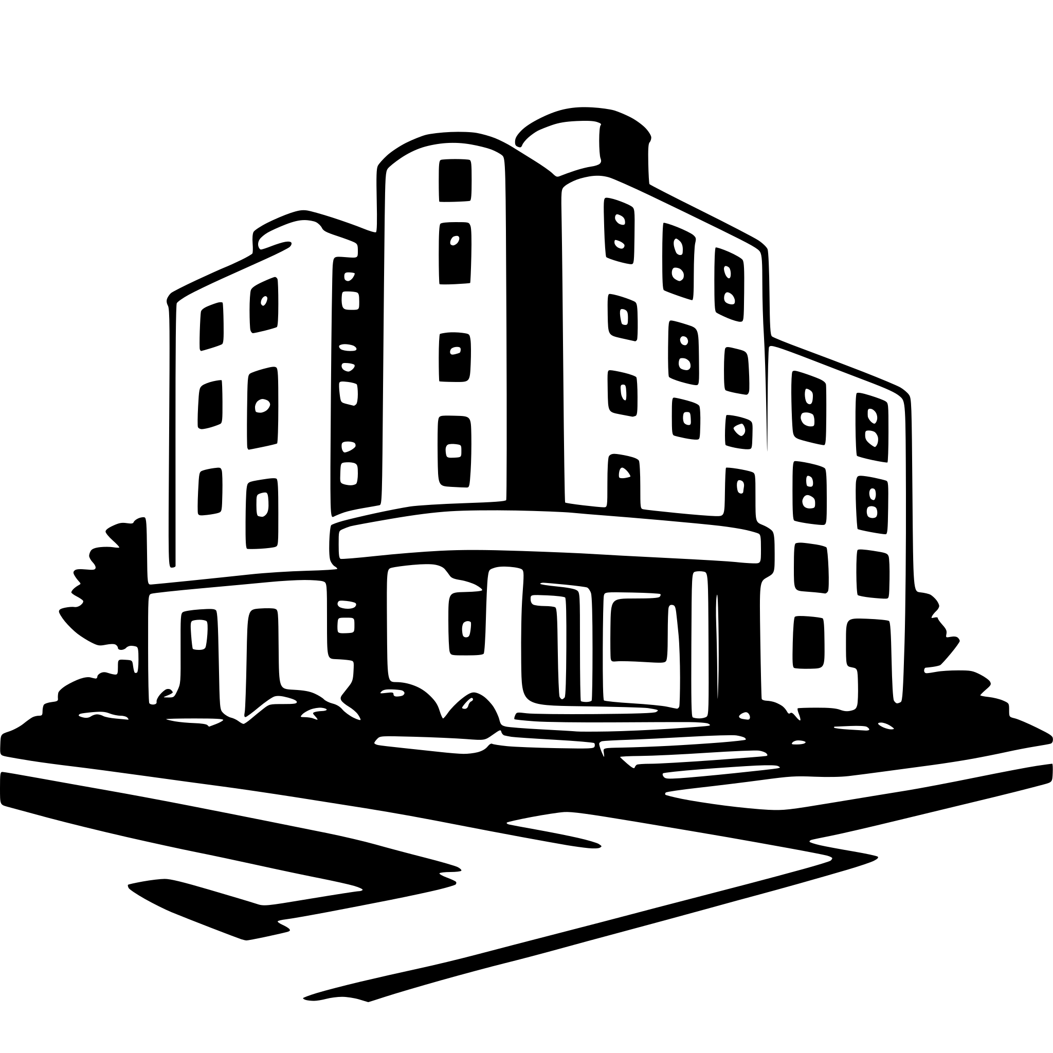 AI-generated SVG of 'hospital'