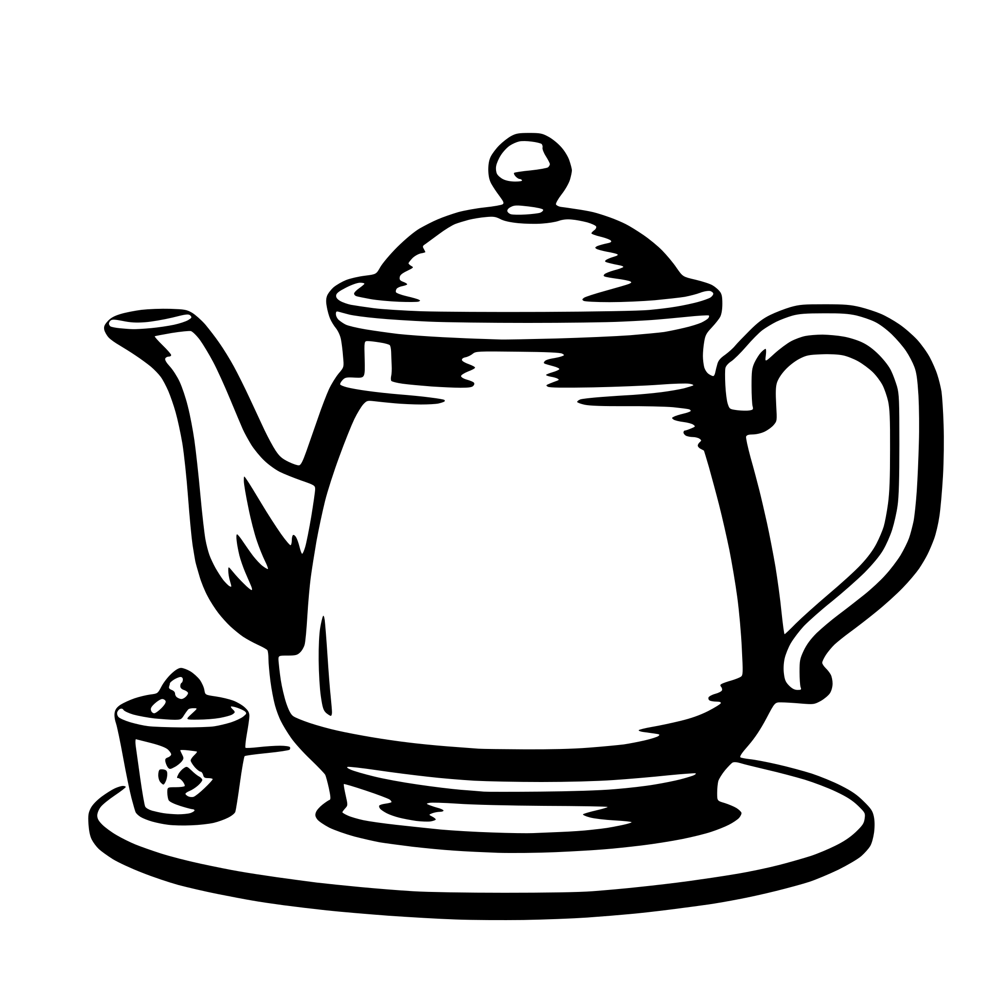 AI-generated SVG of 'teapot'