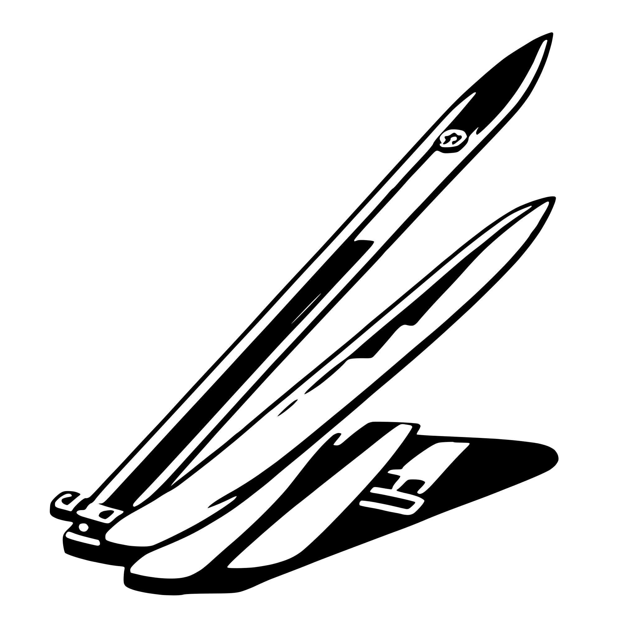 AI-generated SVG of a skis